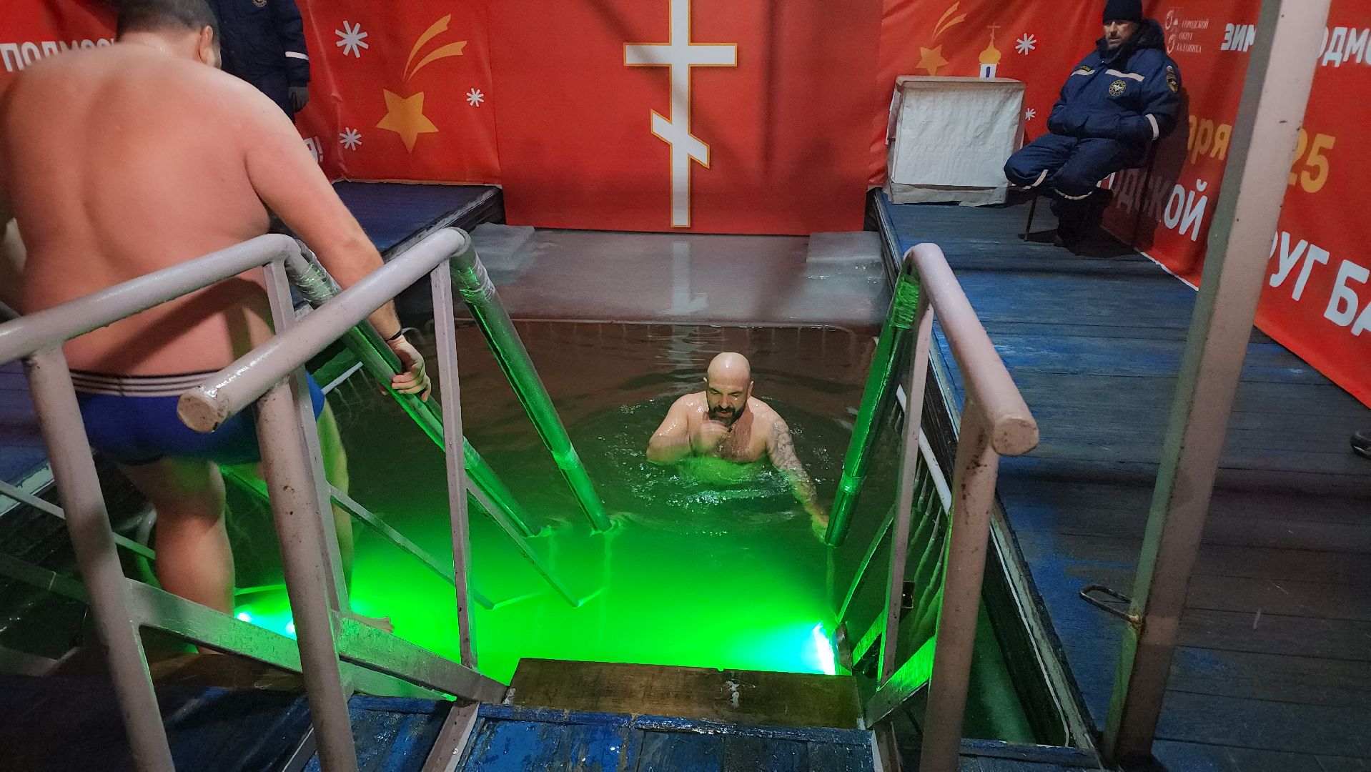 крещение, купание, прорубь, иордань, жители, балашиха,