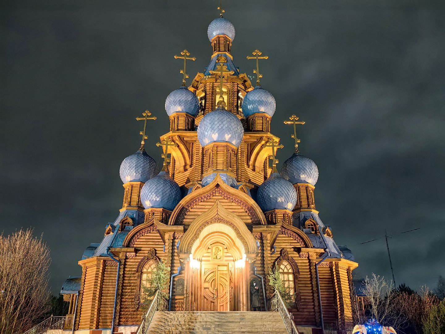 крещение, крестный ход, купание, верующие, озеро, Храм Преображения Господня,