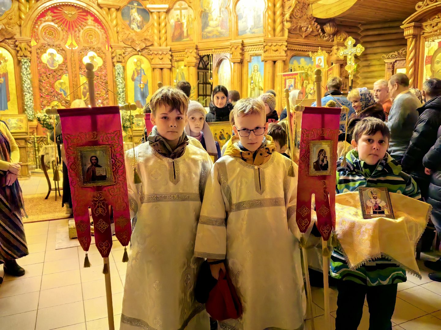 крещение, крестный ход, купание, верующие, озеро, Храм Преображения Господня,