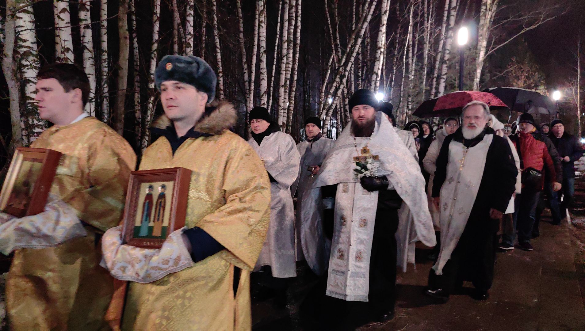 крещение, крестный ход, купание, верующие, озеро, Храм Преображения Господня,