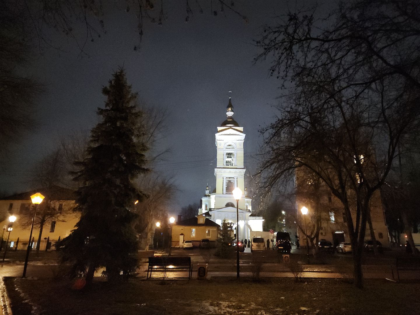 Подольск, Крещенские купания, Купель, Чин освящения воды, троицкий собор, вертикалки,