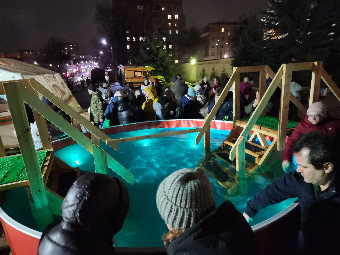 Подольск, Крещение, Крещенские купания, Традиция, Троицкий собор,