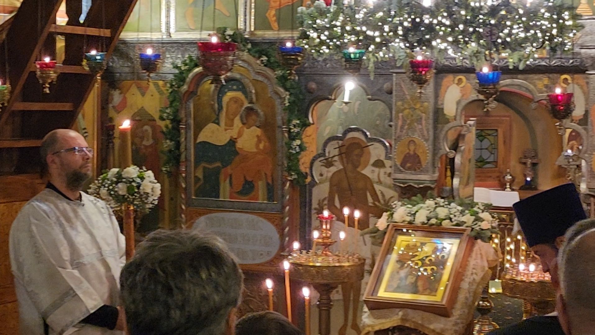 крещение, служба, священник, вертикалки,