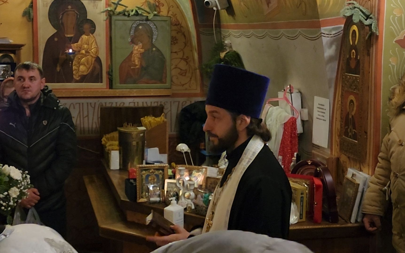 крещение, служба, священник, вертикалки,