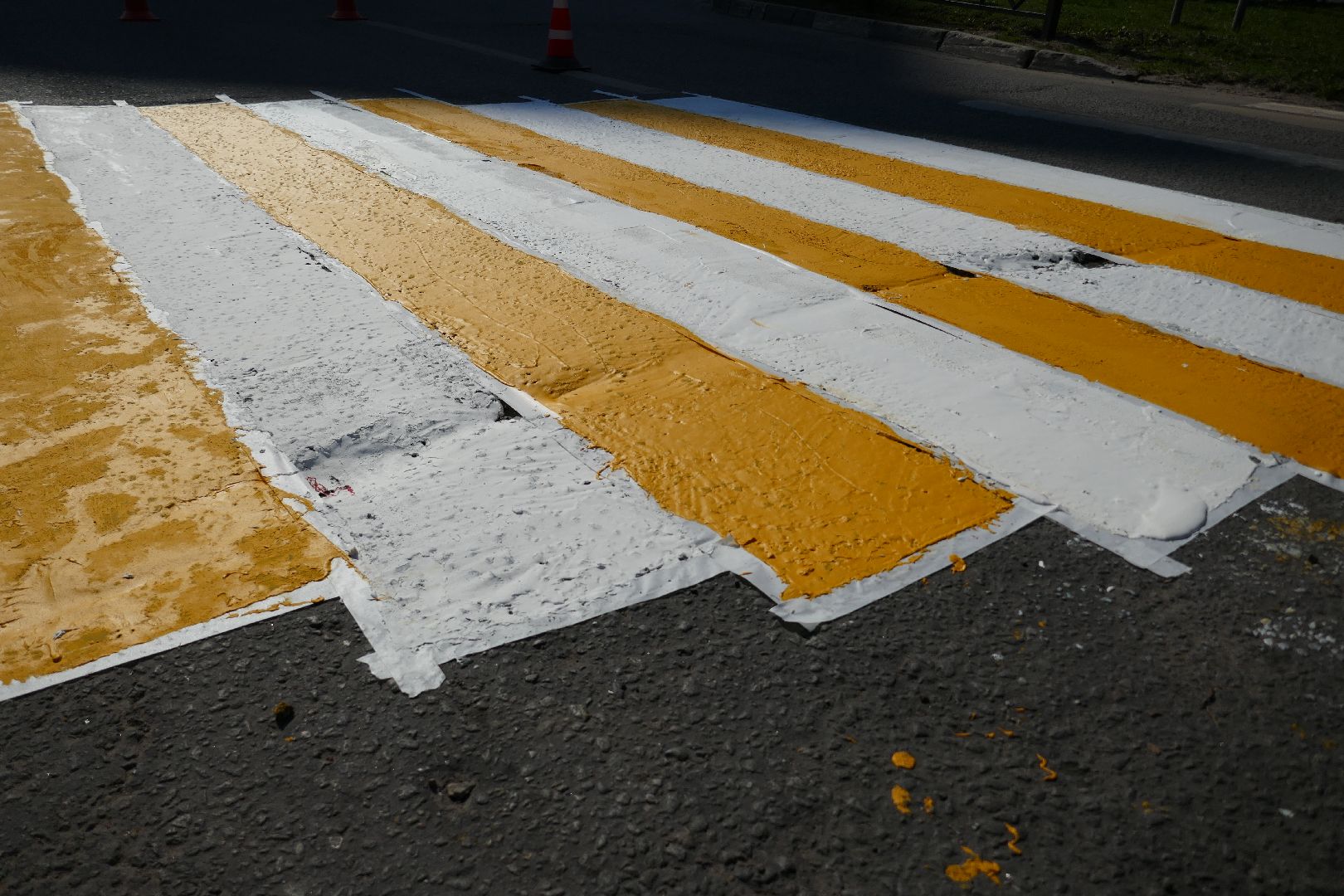 Подольск, зебра, дорожная разметка