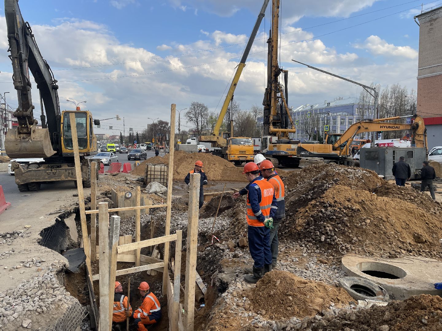 Благоустройство, авария, Люберцы