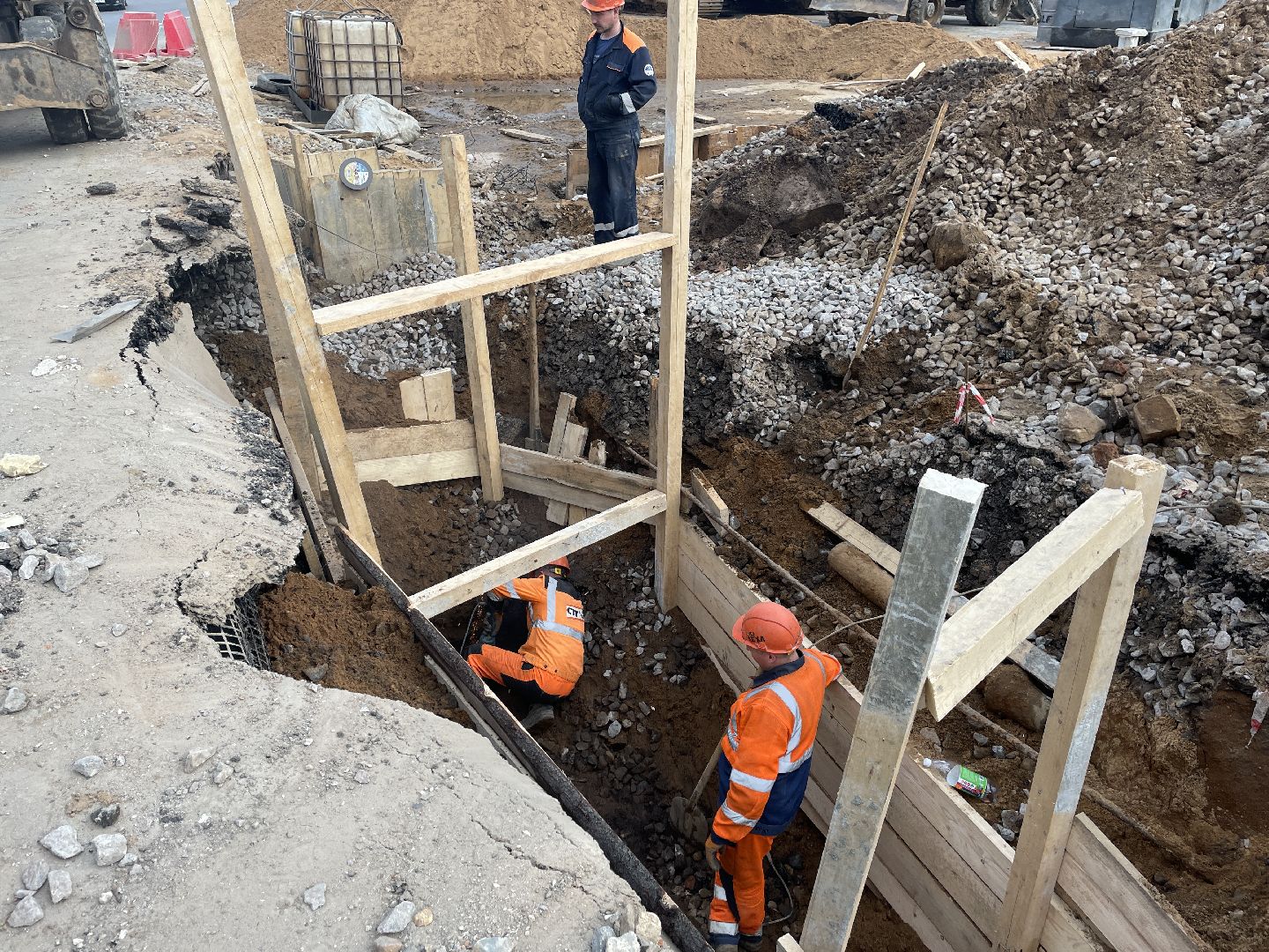 Благоустройство, авария, Люберцы