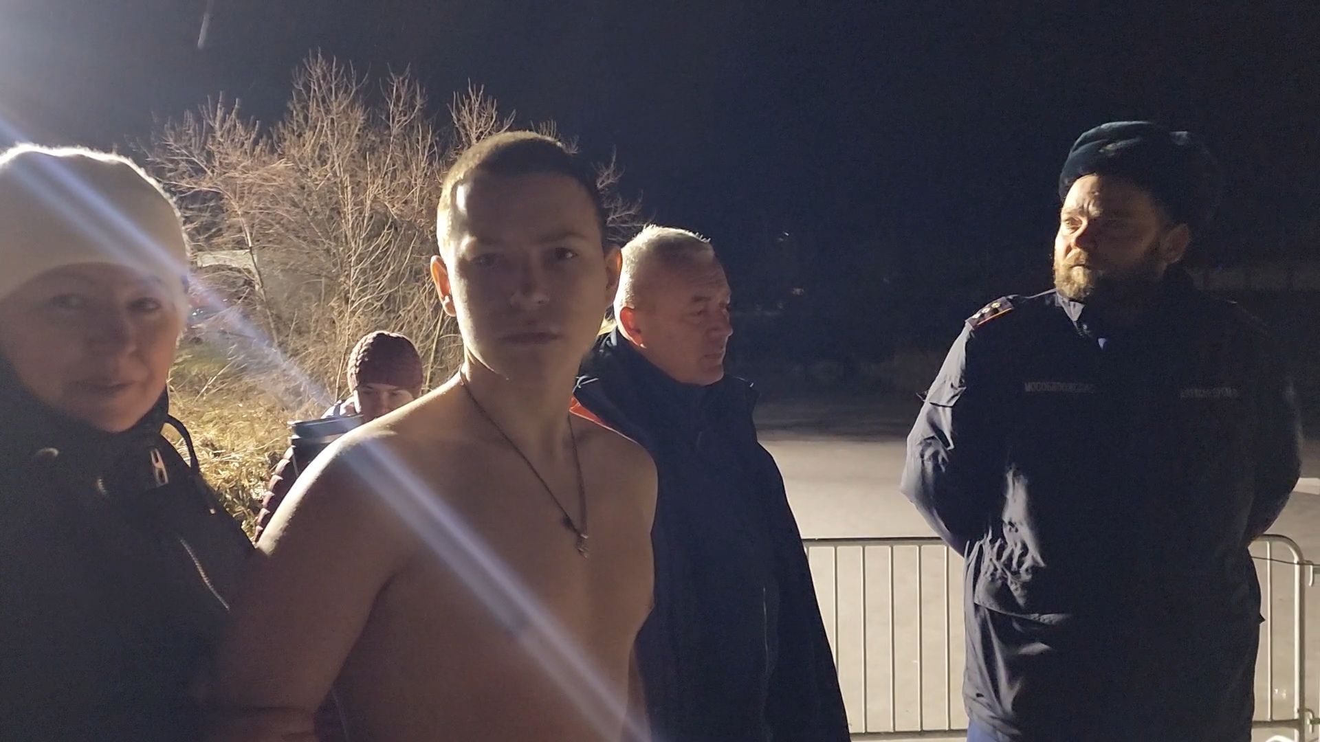 Бронницы, крещение господне, Крещение в Бронницах, Впервые окунулся,