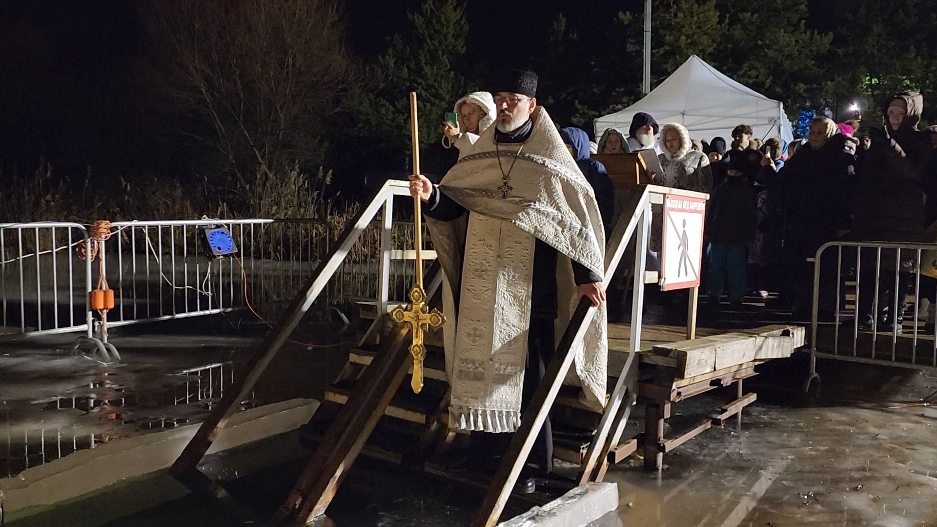 Бронницы, крещение господне, Крещение в Бронницах, Впервые окунулся,