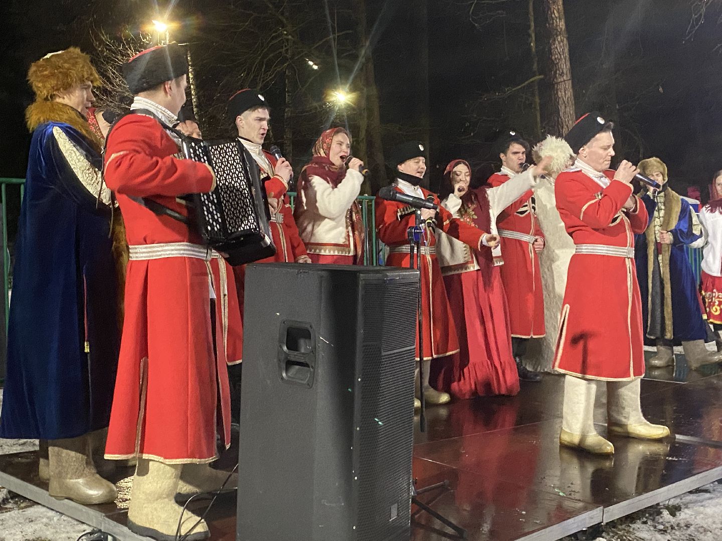 Красная звезда РВСН, крещенский концерт, Власиха Красная звезда, ансамбль Красная звезда, Крещение во Власихе, вертикалки