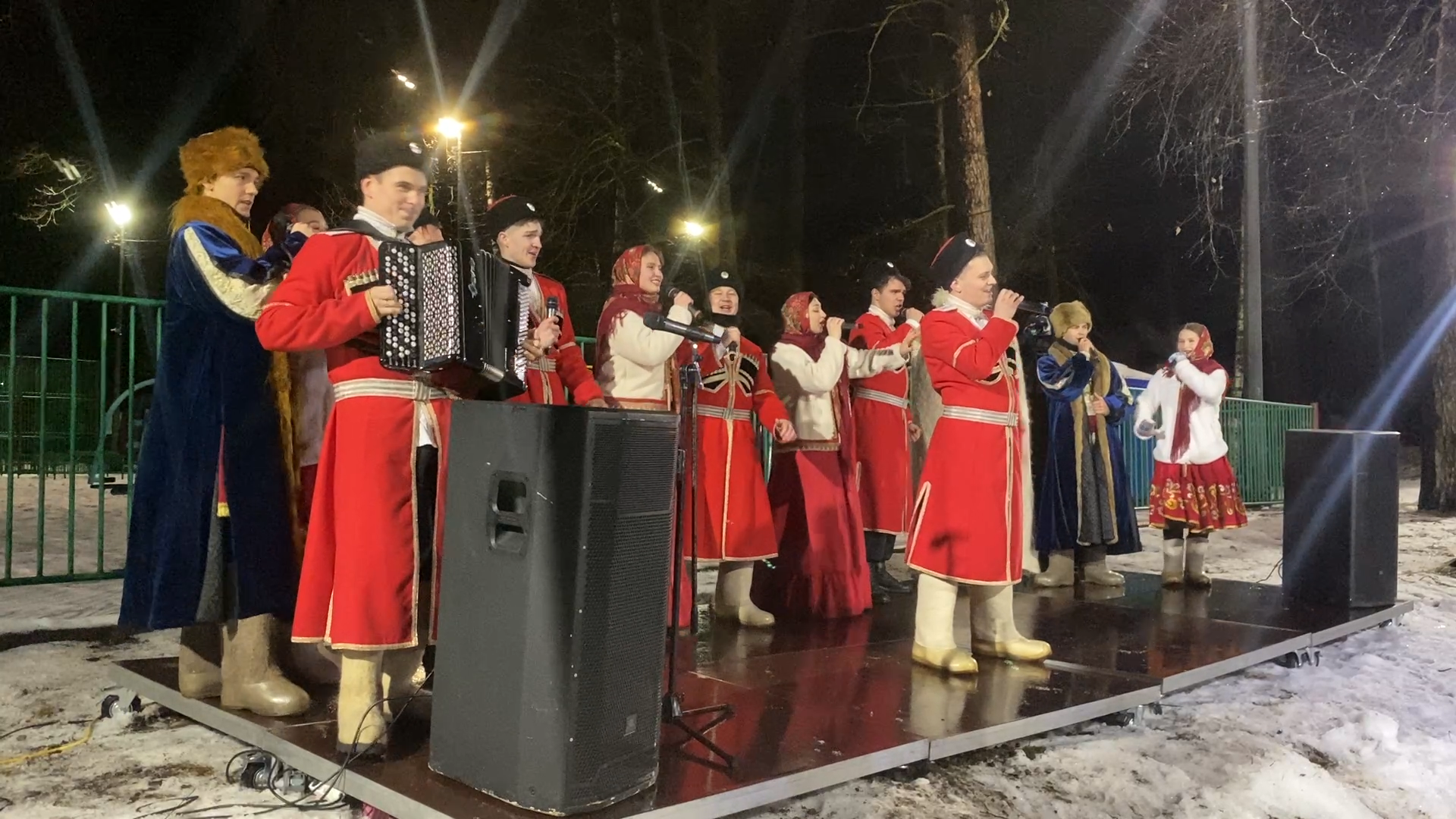 Красная звезда РВСН, крещенский концерт, Власиха Красная звезда, ансамбль Красная звезда, Крещение во Власихе, вертикалки