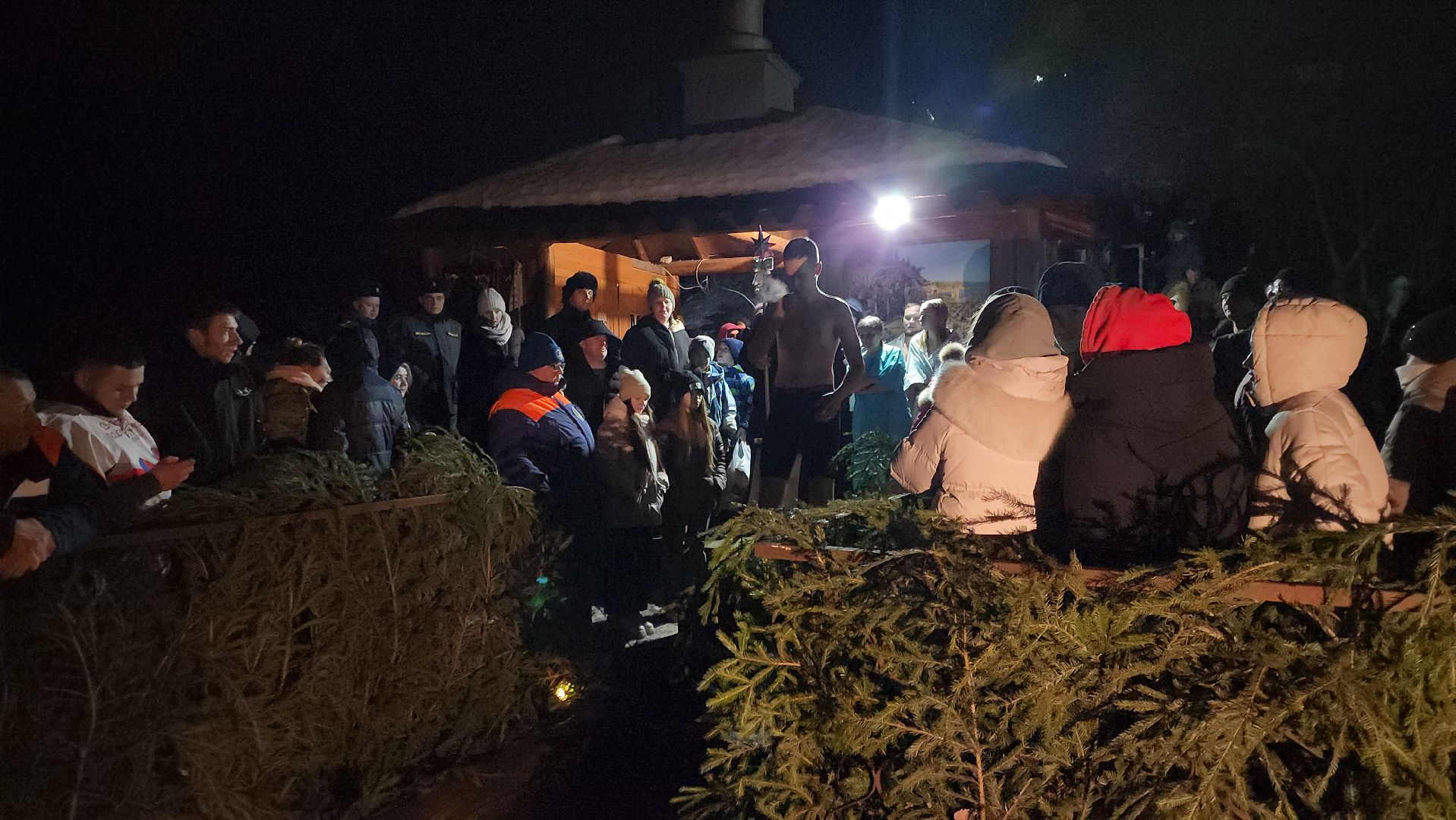 крещенские купания, семья квасовых, руза, брыньково, вертикалка,