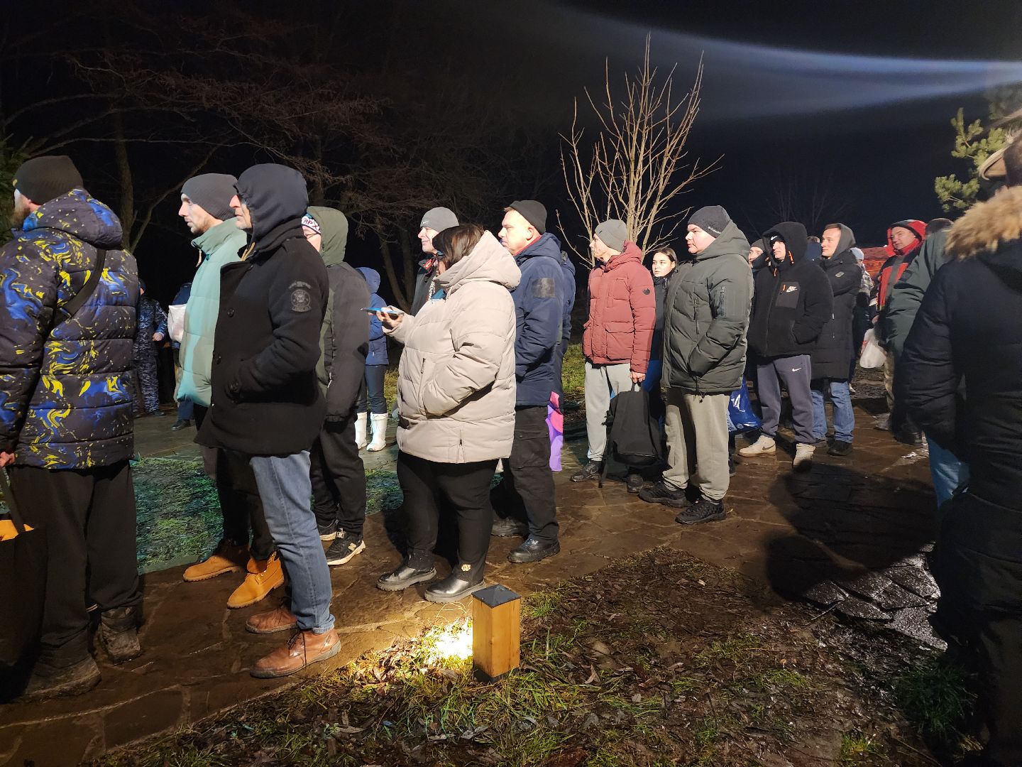 Зарайск, Белый колодец, Крещенские купания, вертикалки