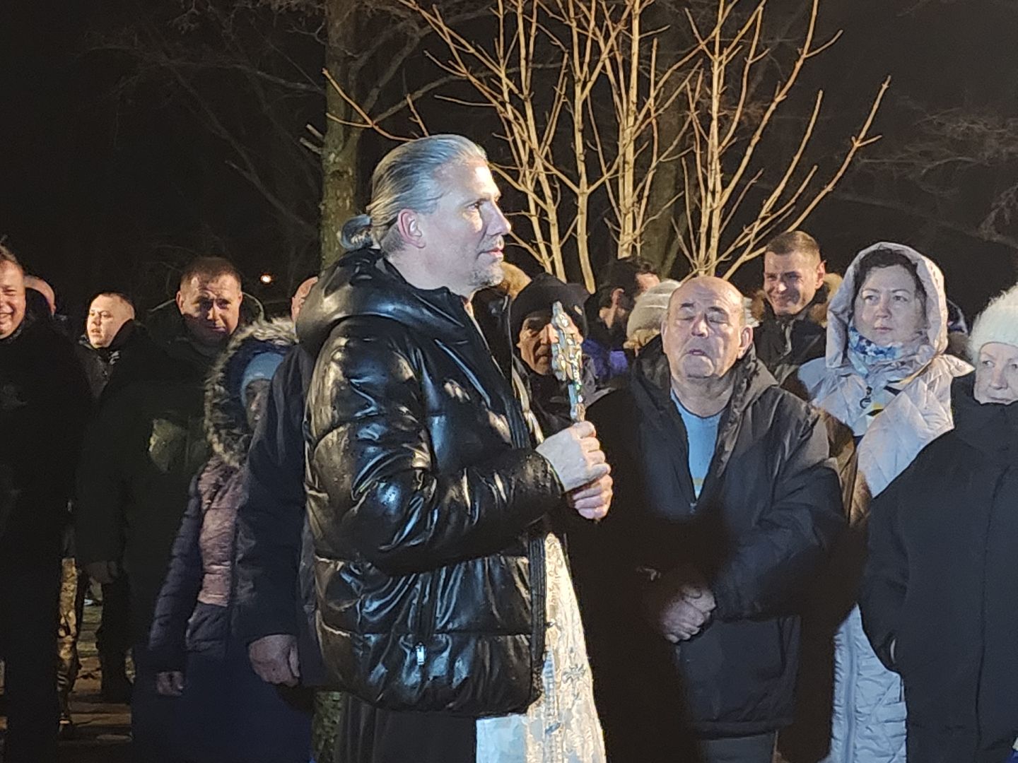 Зарайск, Белый колодец, Крещенские купания, вертикалки