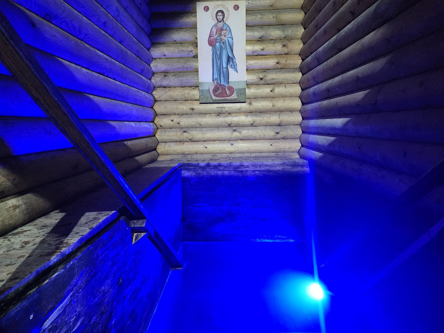 Зарайск, Белый колодец, Крещенские купания, вертикалки