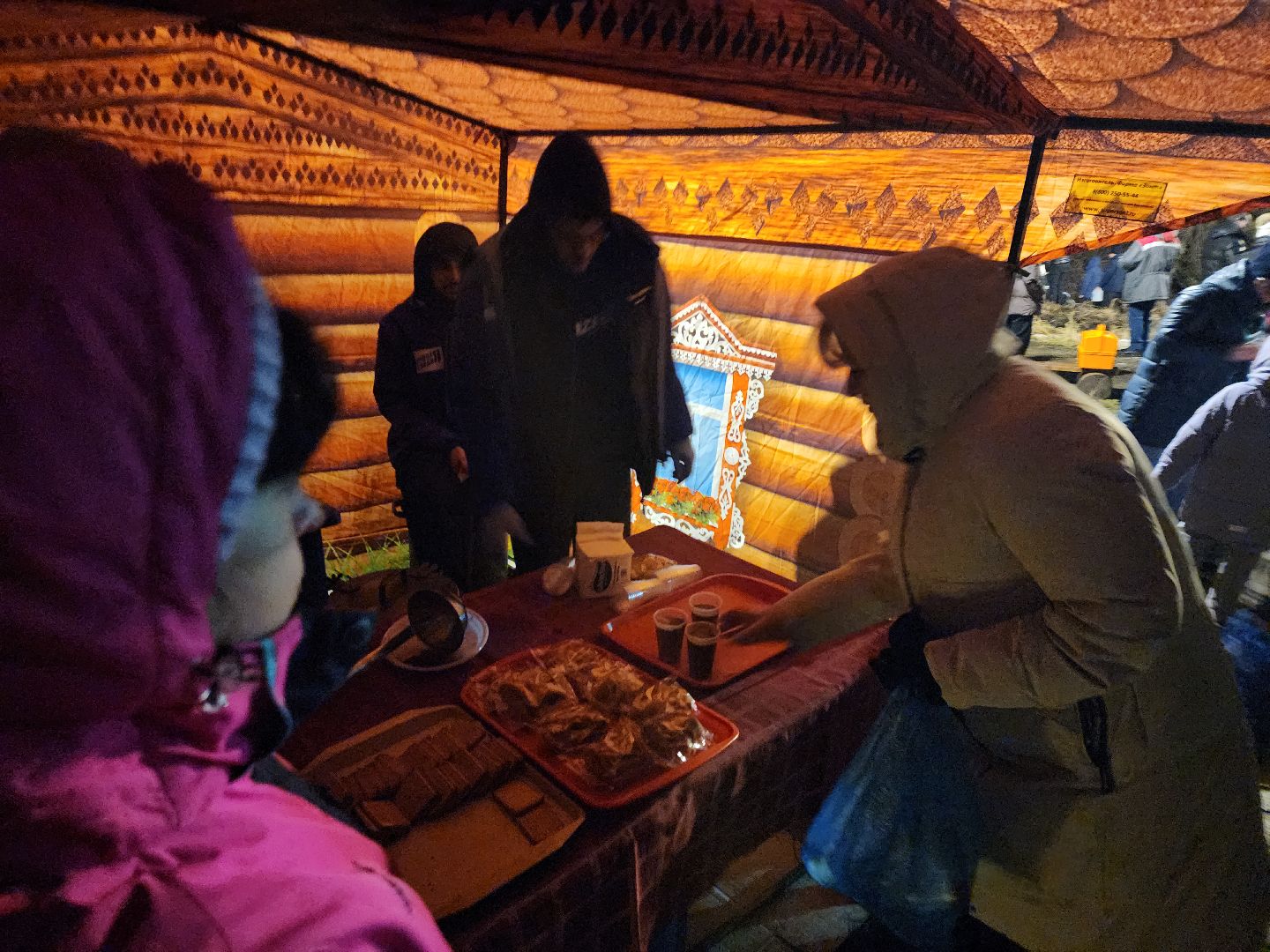 Зарайск, Белый колодец, Крещенские купания, вертикалки