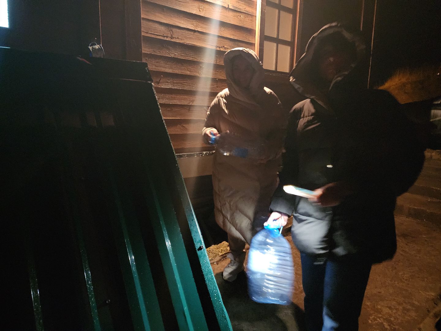 Зарайск, Белый колодец, Крещенские купания, вертикалки