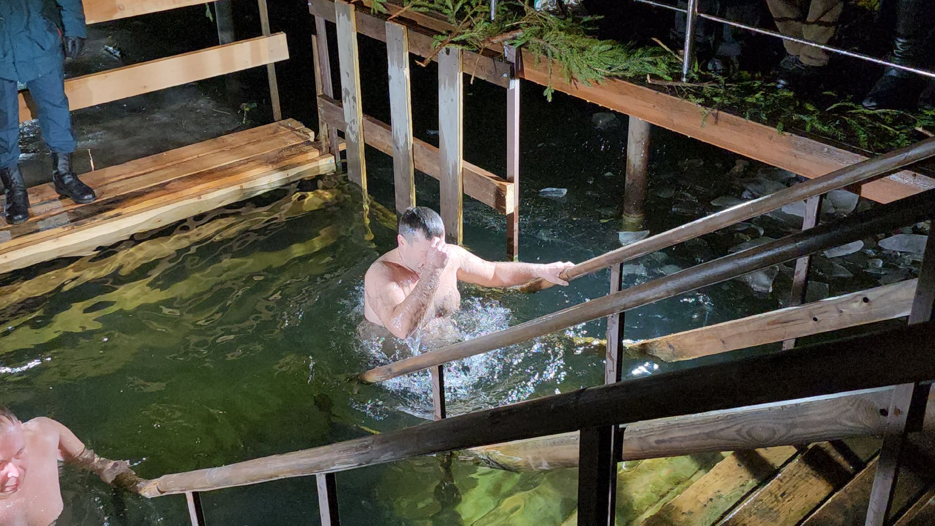 серпухов, подмосковье, крещение, парк Жемчужина, вертикалки,