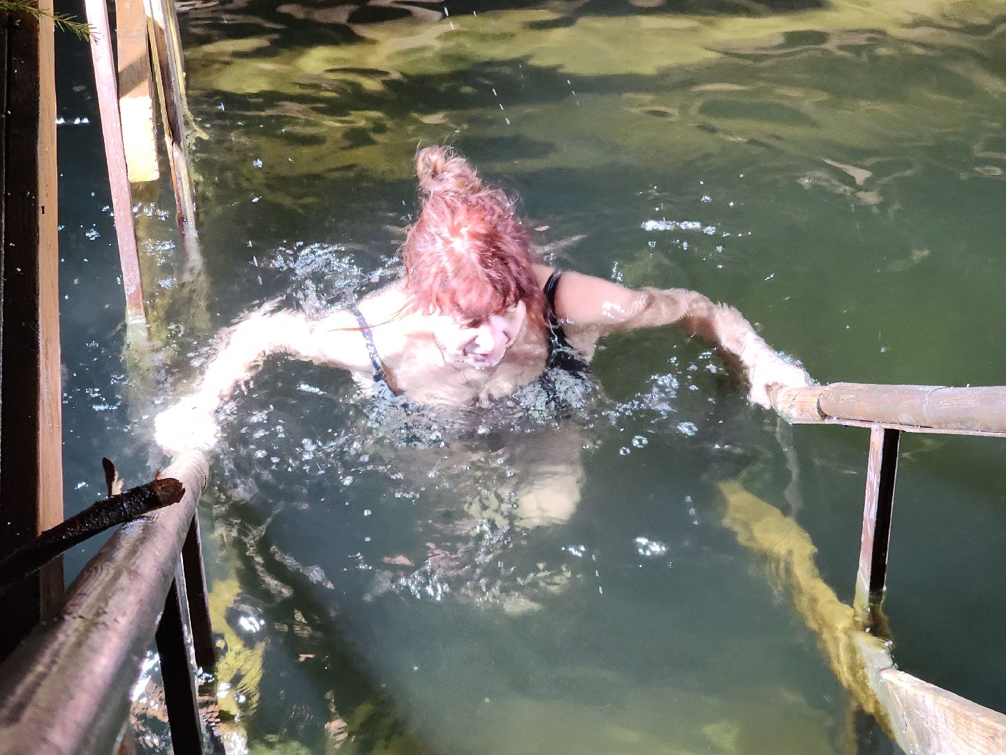 серпухов, подмосковье, крещение, парк Жемчужина, вертикалки,