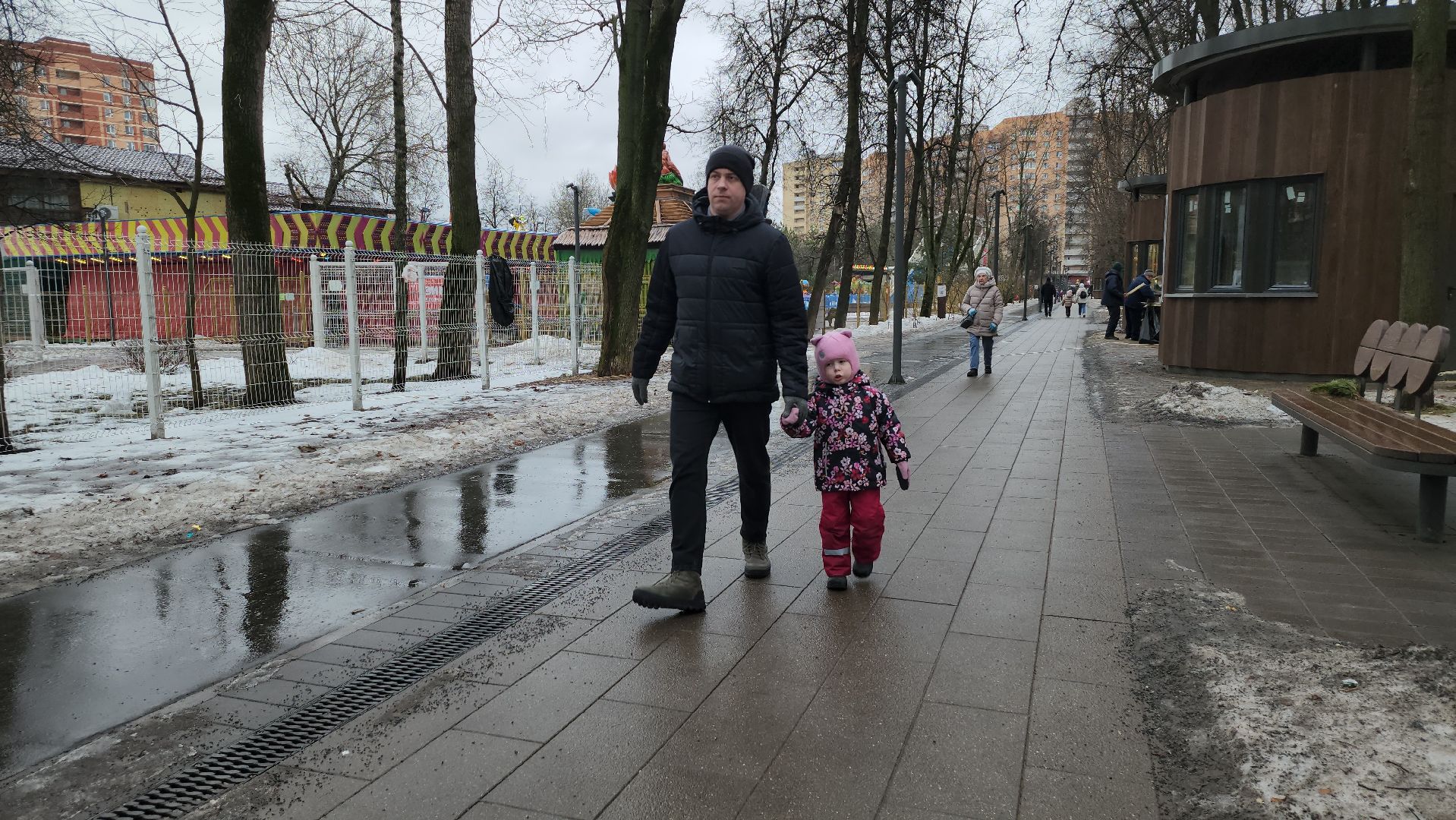 Люберцы, наташинский парк, гололед, реконструкция, вертикалки,