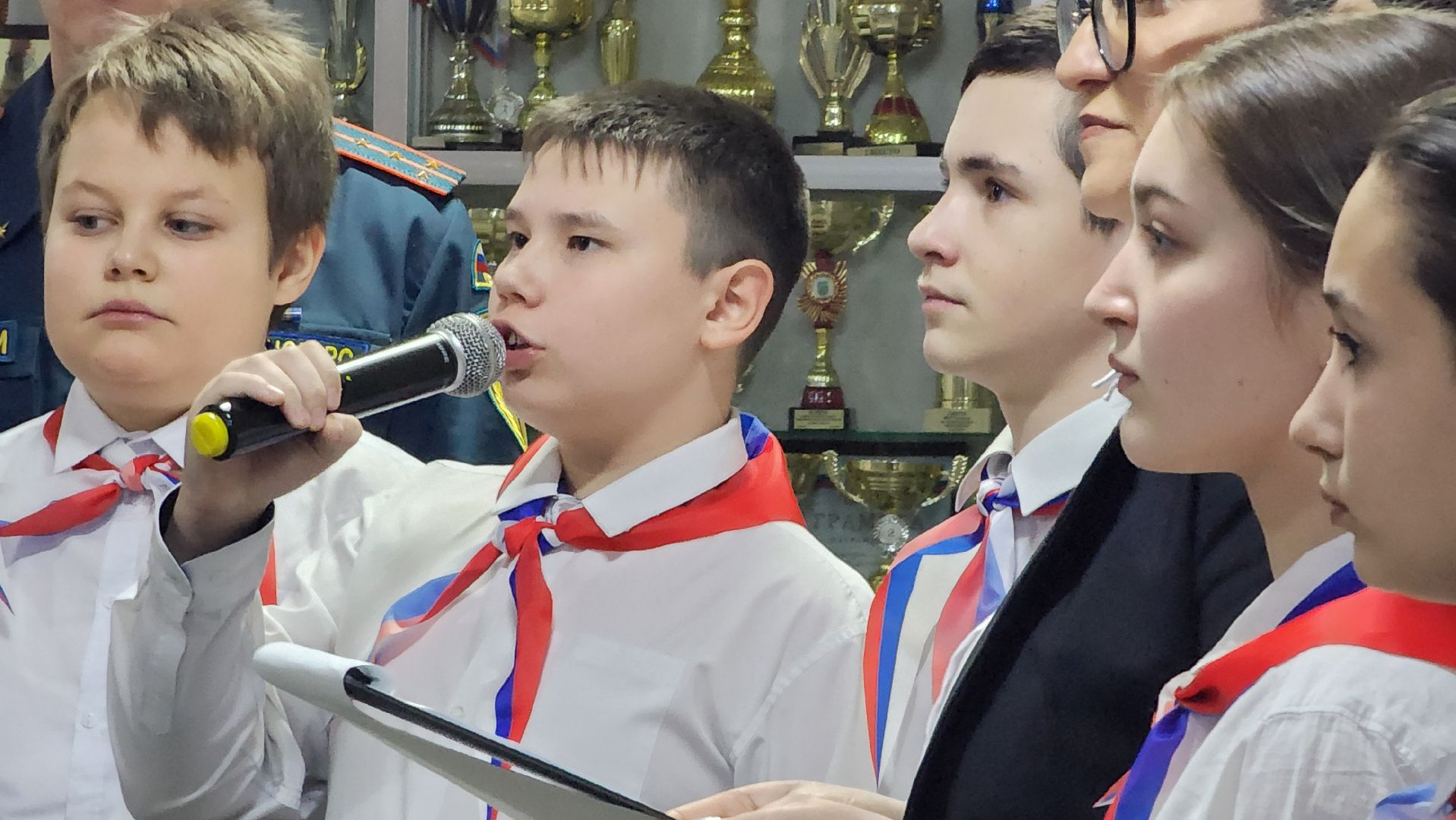 Протвино, Поднятие флага, торжественная линейка, Гимназия протвино,