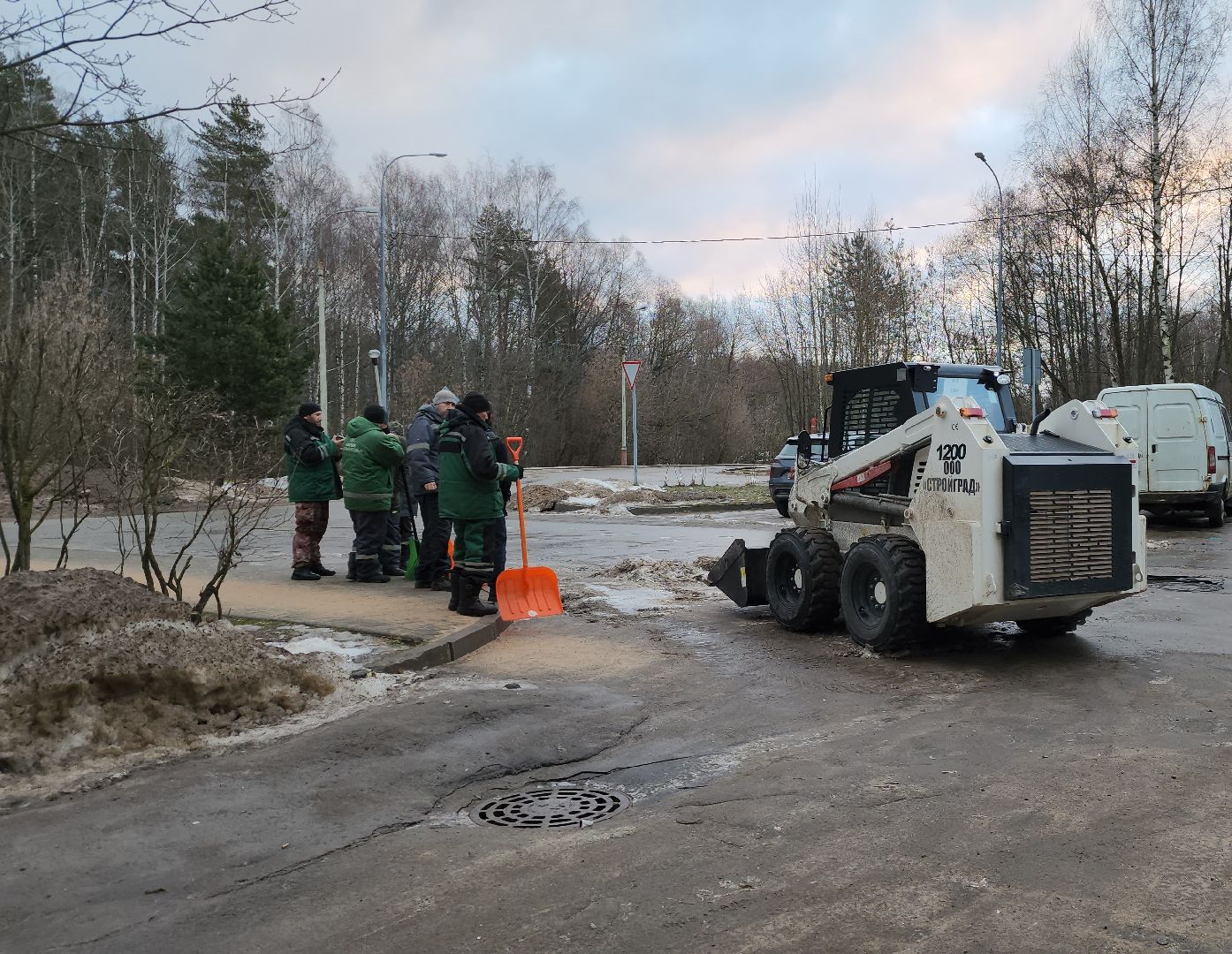 Дубна, Уборка города, жкх, Уборка наледи, Коммунальные службы, Коммунальная техника, вертикалки,