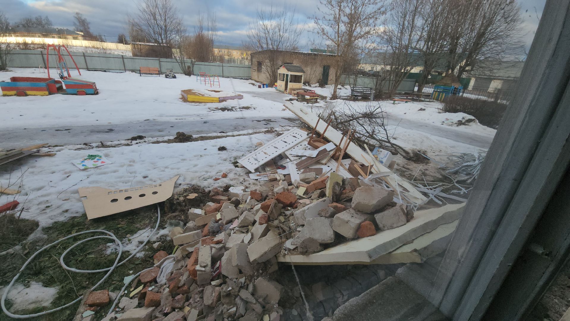 капитальный ремонт, детский сад колюбакино, Руза, Строительство, рузский округ, вертикалки,