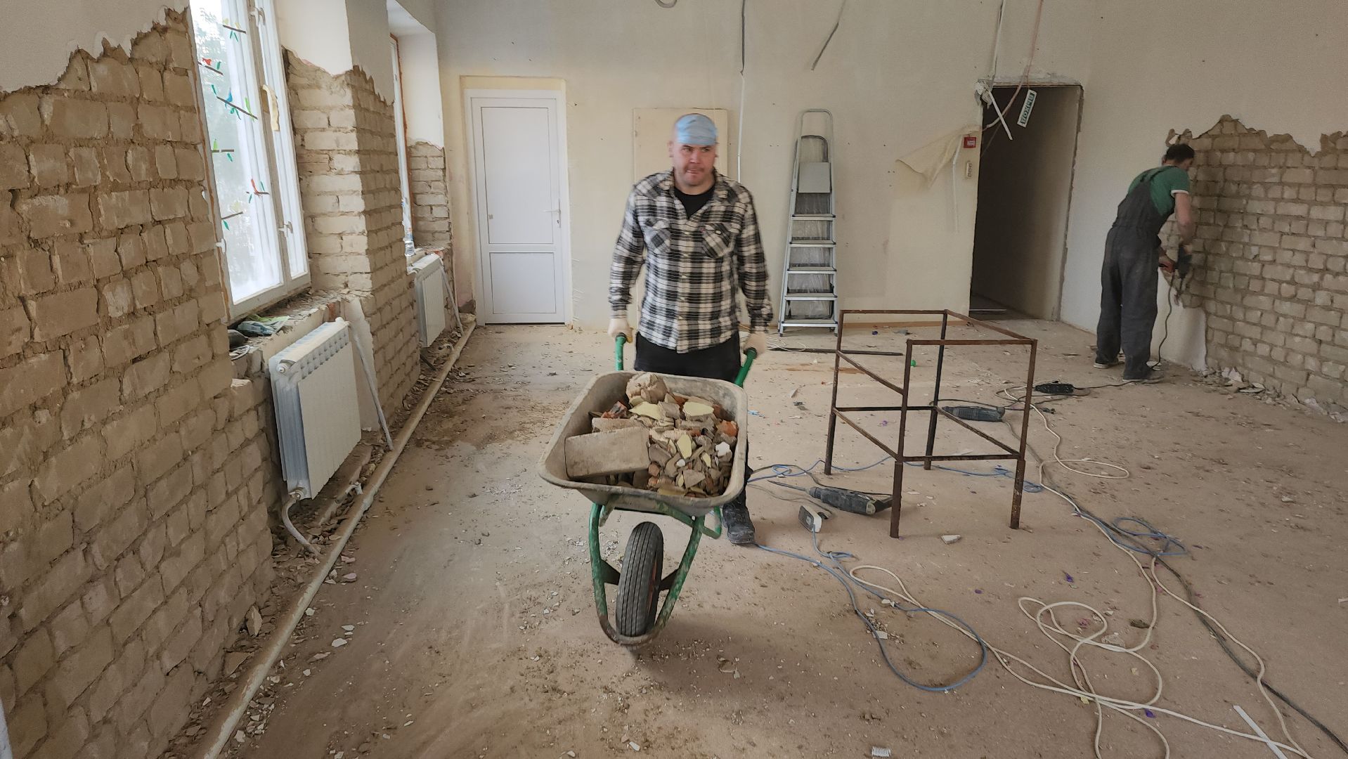 капитальный ремонт, детский сад колюбакино, Руза, Строительство, рузский округ, вертикалки,