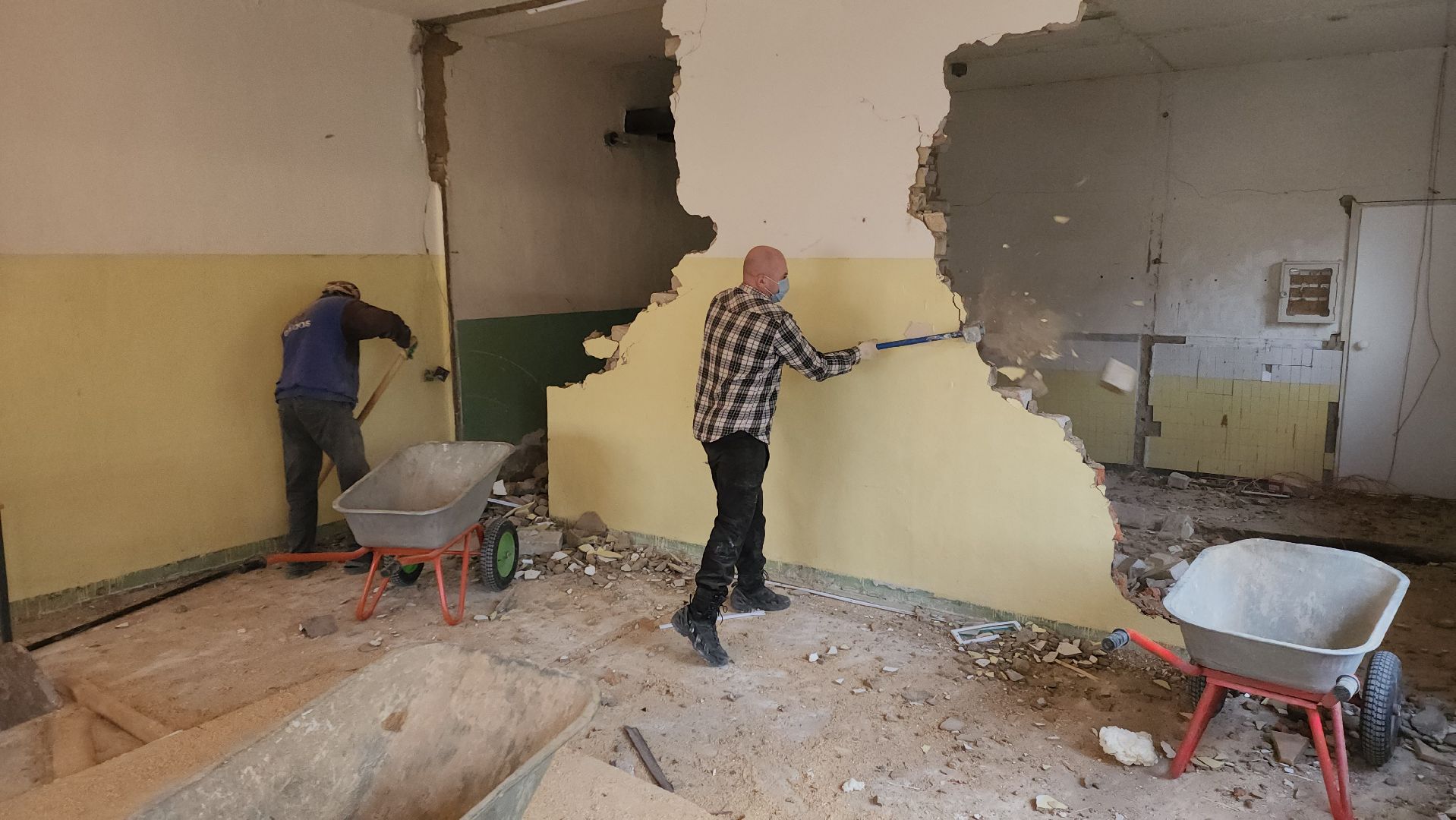 капитальный ремонт, детский сад колюбакино, Руза, Строительство, рузский округ, вертикалки,