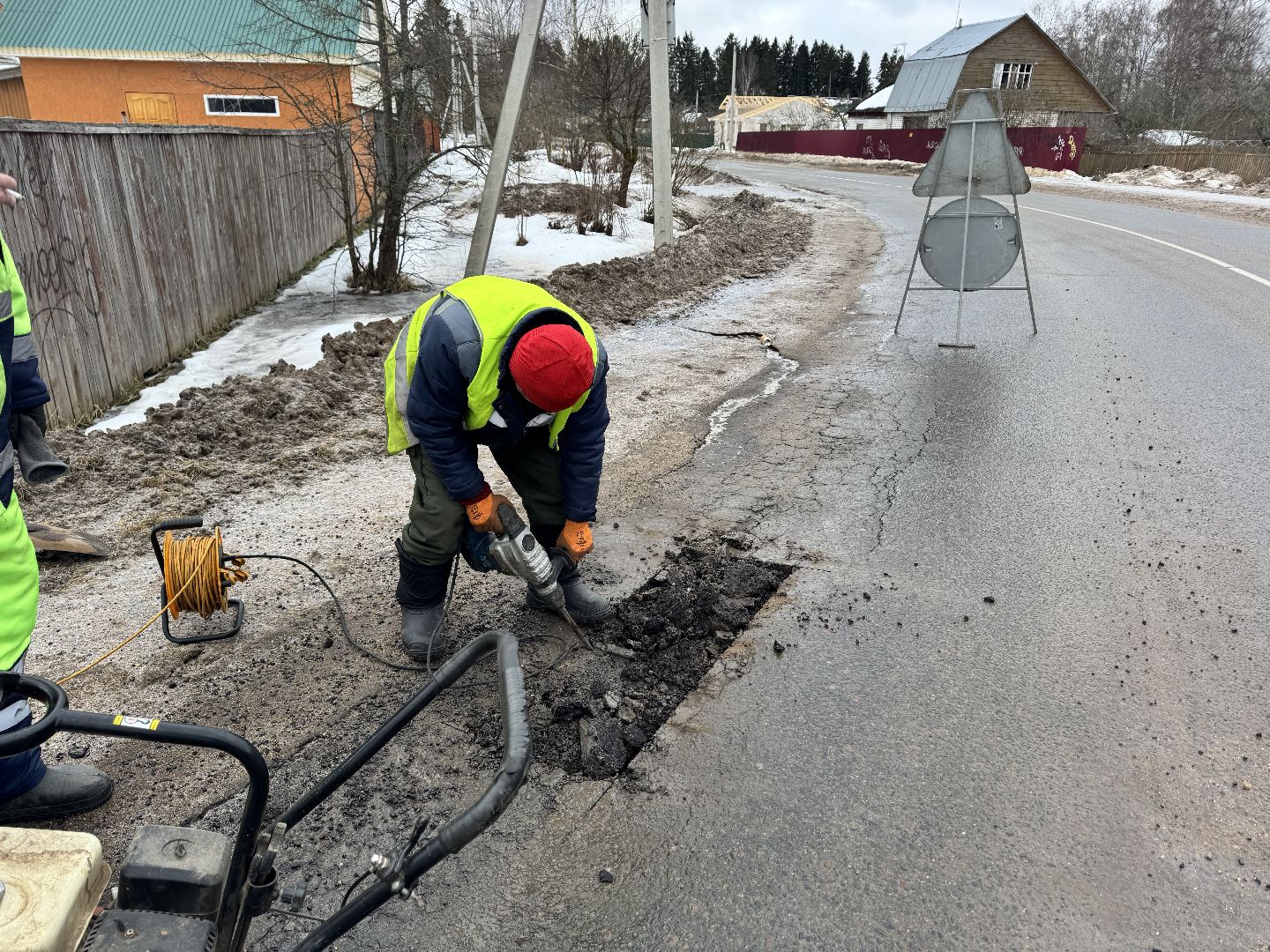 шаховская, ямочный ремонт, ямочный ремонт дорог, вертикалки,