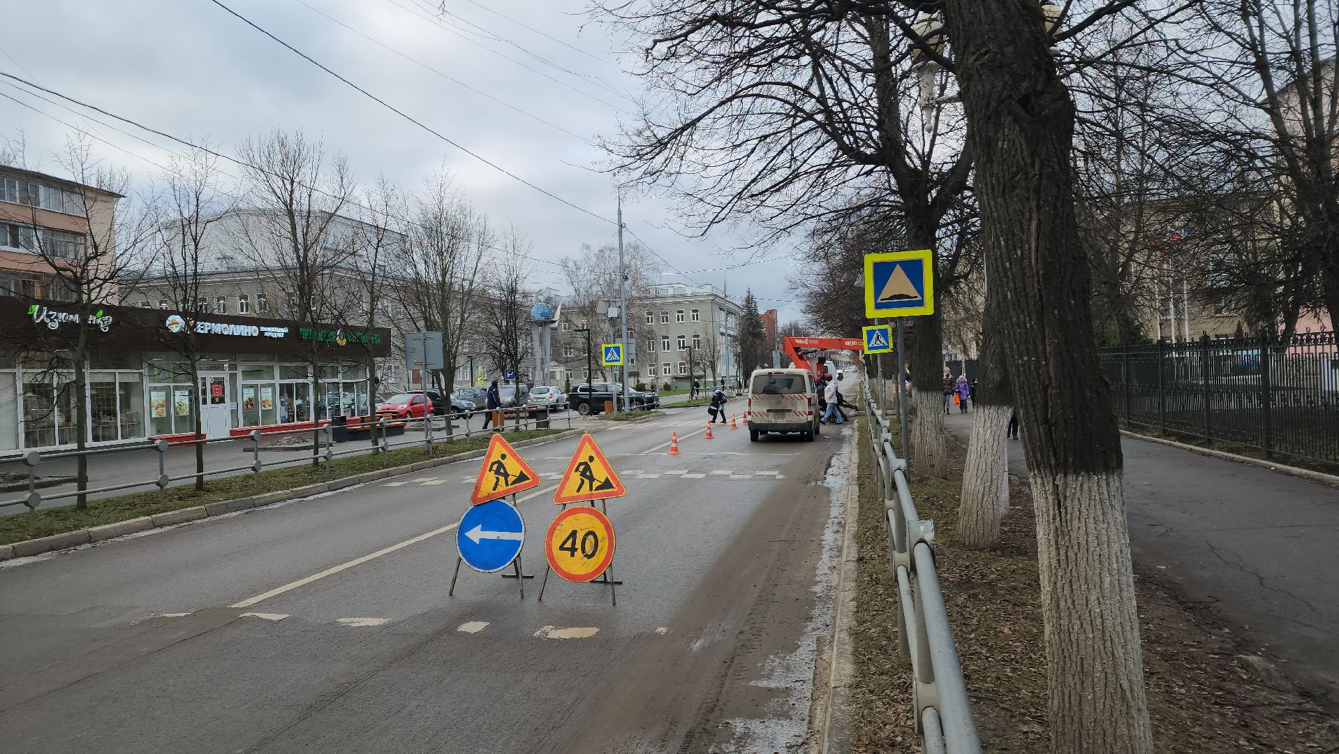 ступино, дороги, пешеходный переход, вертикалки,