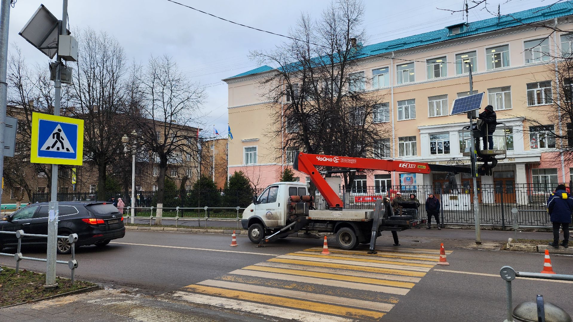 ступино, дороги, пешеходный переход, вертикалки,