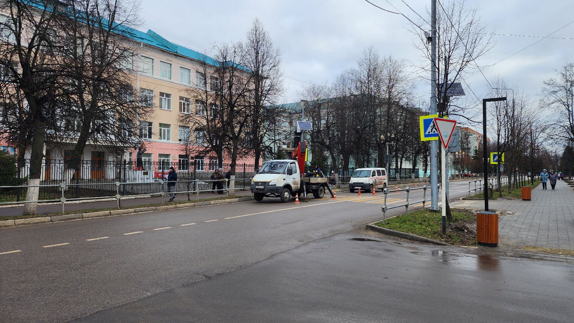 ступино, дороги, пешеходный переход, вертикалки,