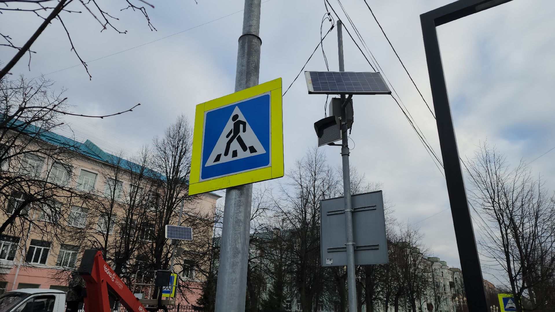 ступино, дороги, пешеходный переход, вертикалки,