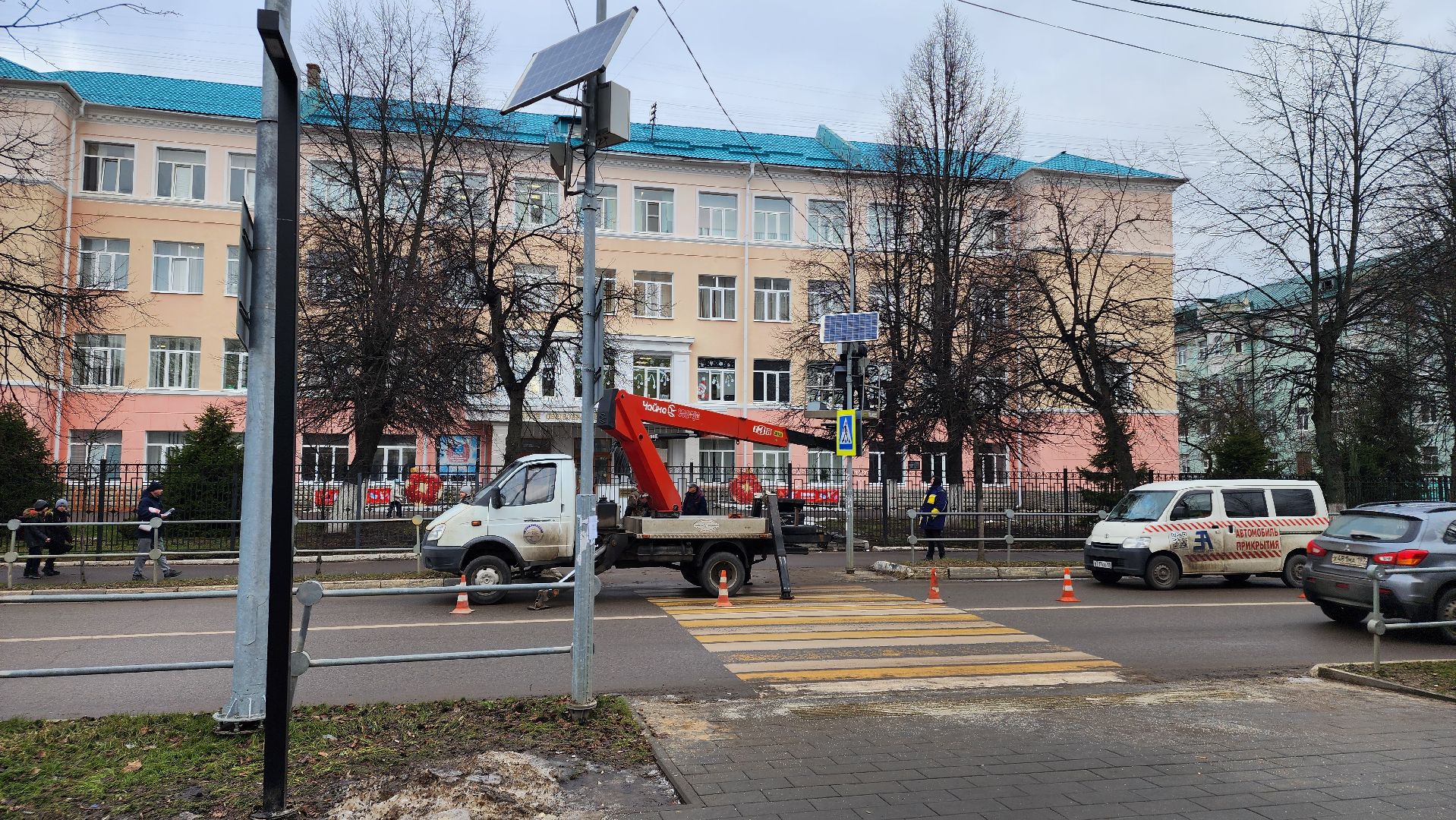 ступино, дороги, пешеходный переход, вертикалки,