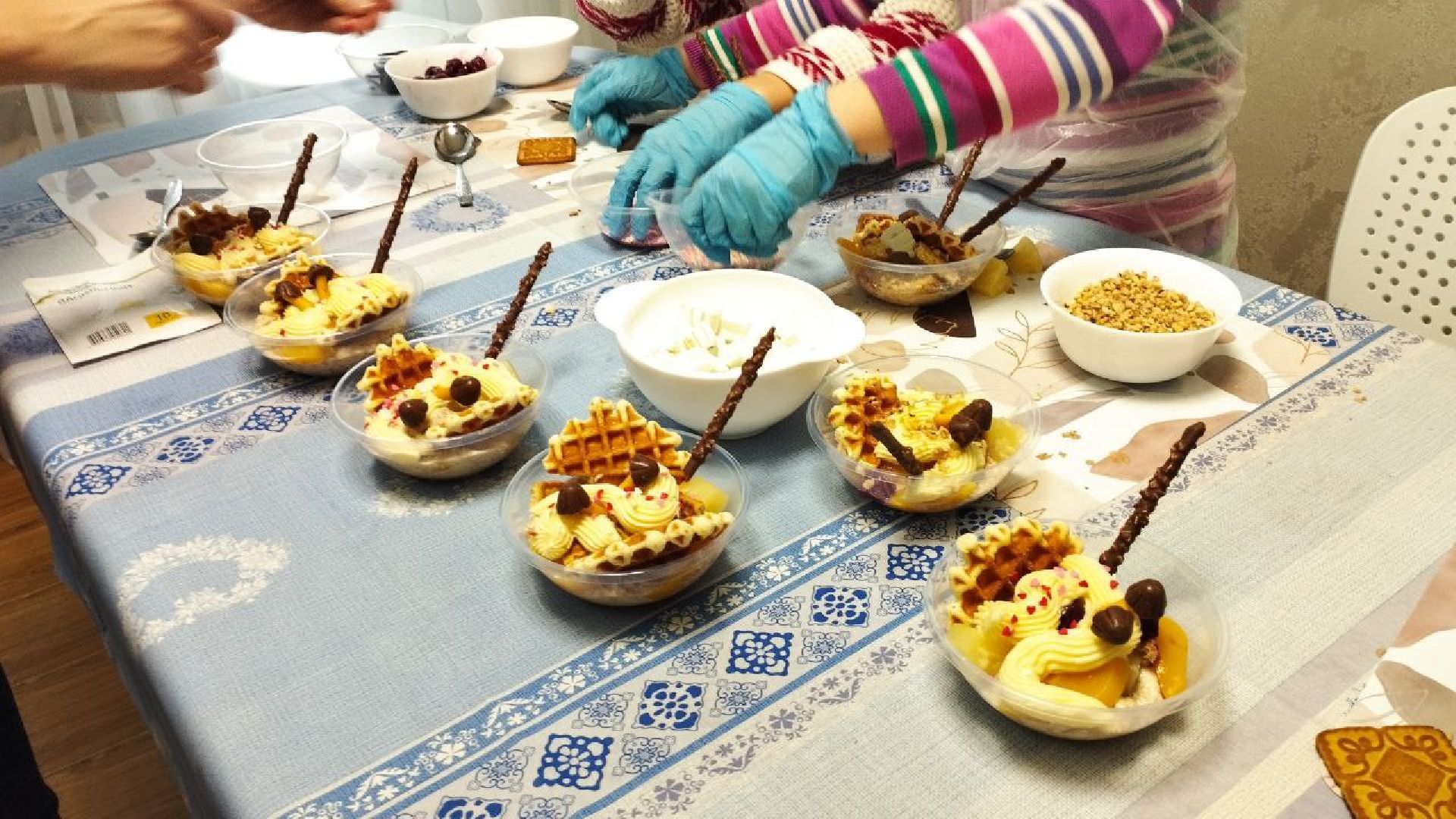 ивантеевка, центр социального обслуживания, дети с овз, творческая встреча, десерт, социальная адаптация,