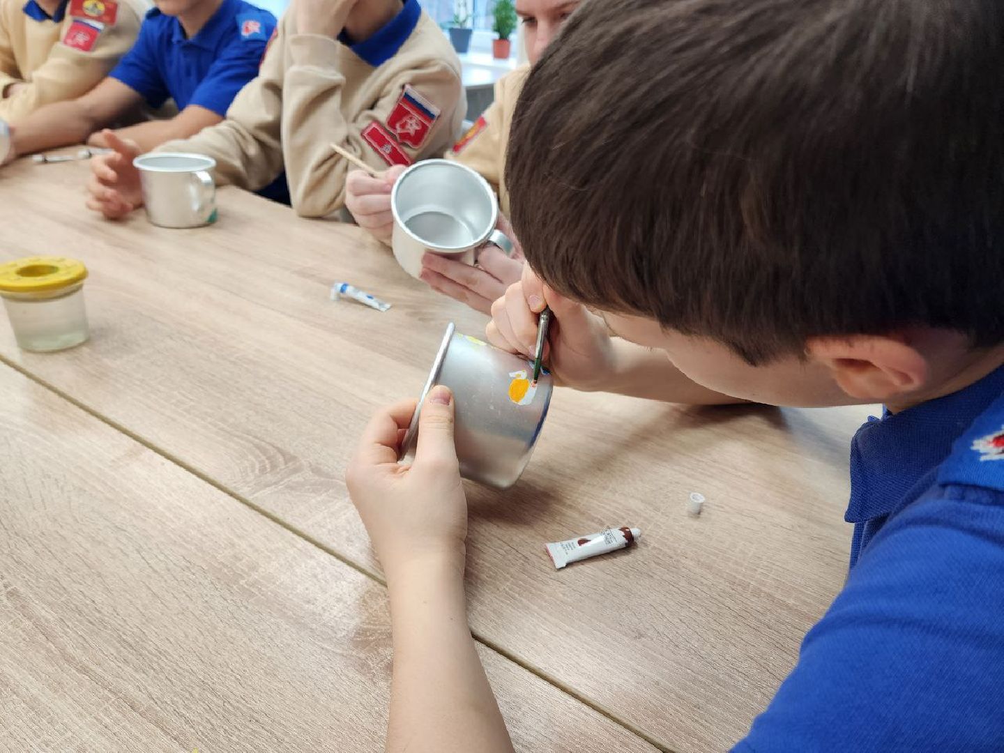 солнечногорск, юнармейцы, роспись кружек, помощь бойцам, вертикалки,