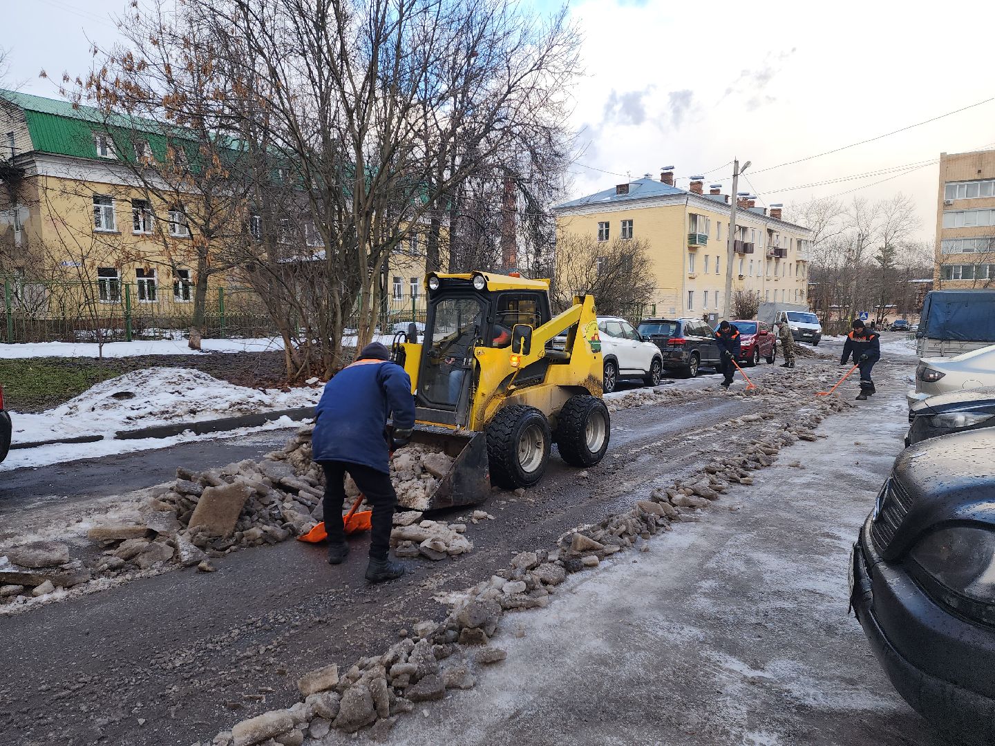 красноармейск, городской округ пушкинский, уборка наледи, вертикалки, уборка дворов,