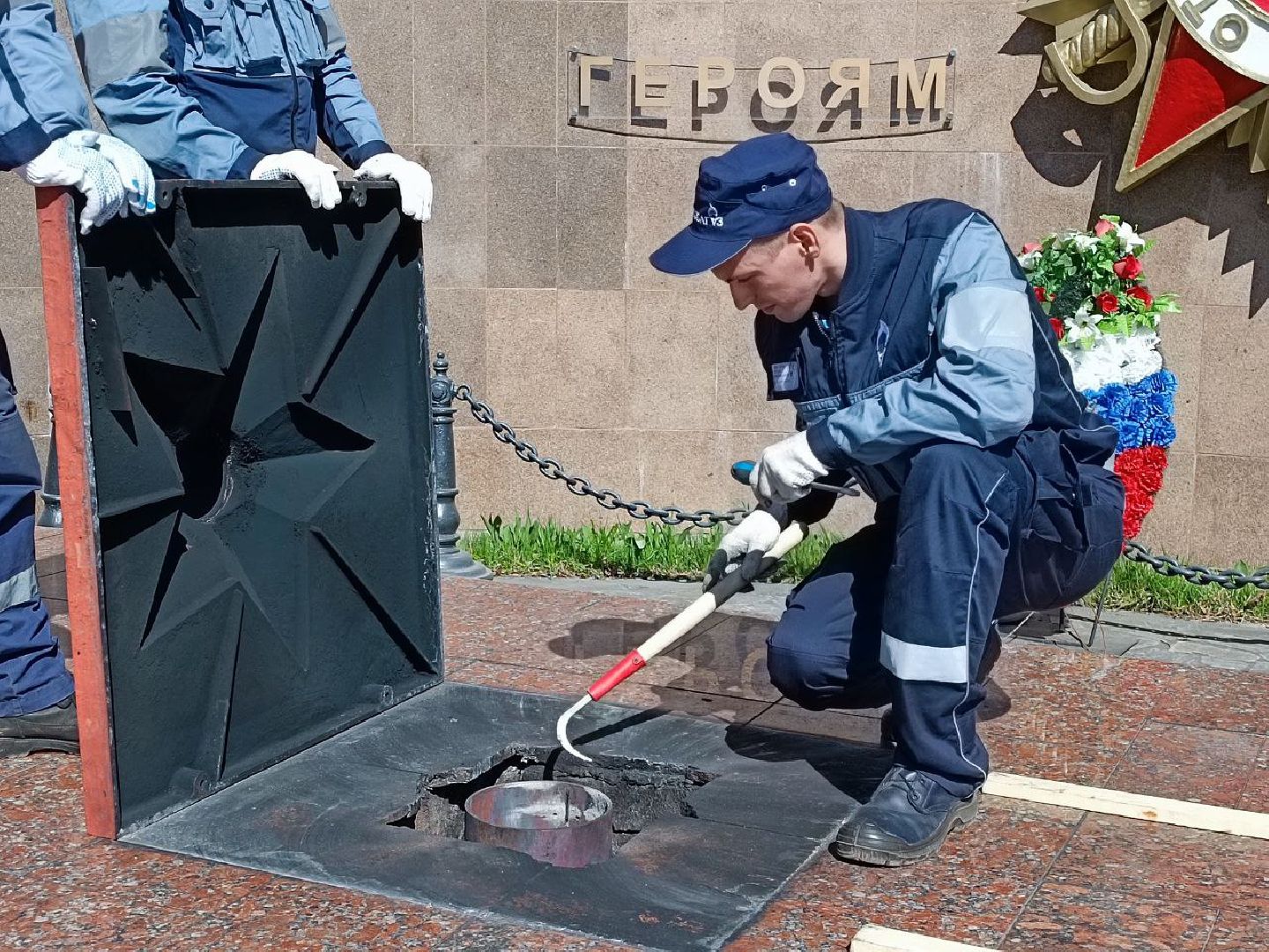 Можайск, Можайский городской округ, Подмосковье, вечный огонь, Мособлгаз, техническое обслуживание