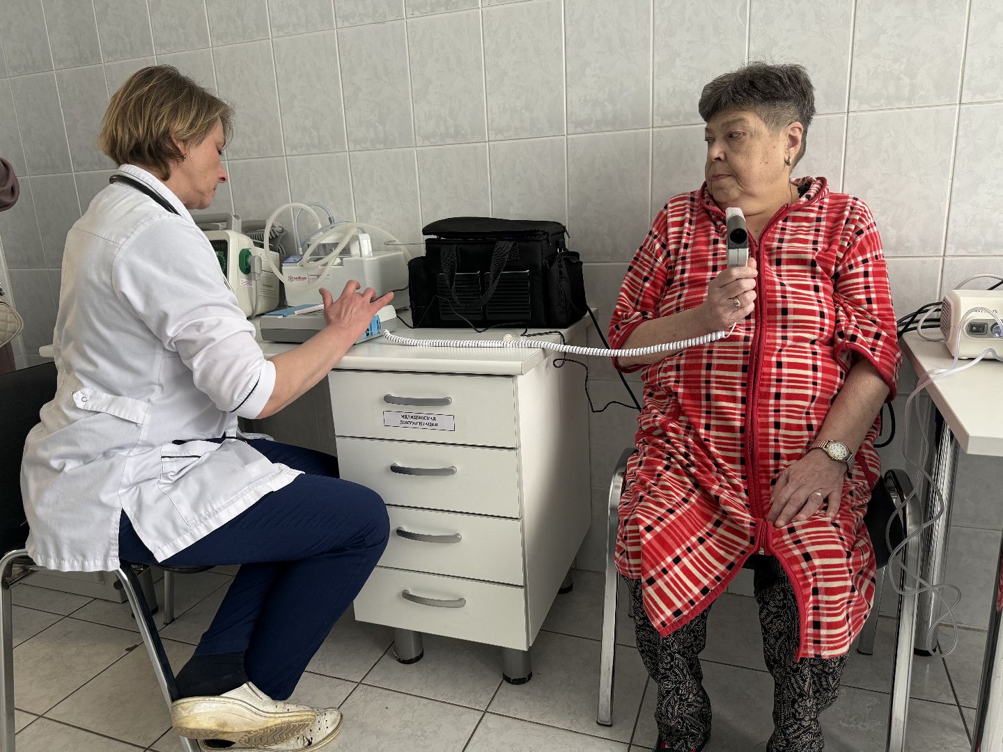 новое оборудование, терапевтическое отделение, вертикалки,