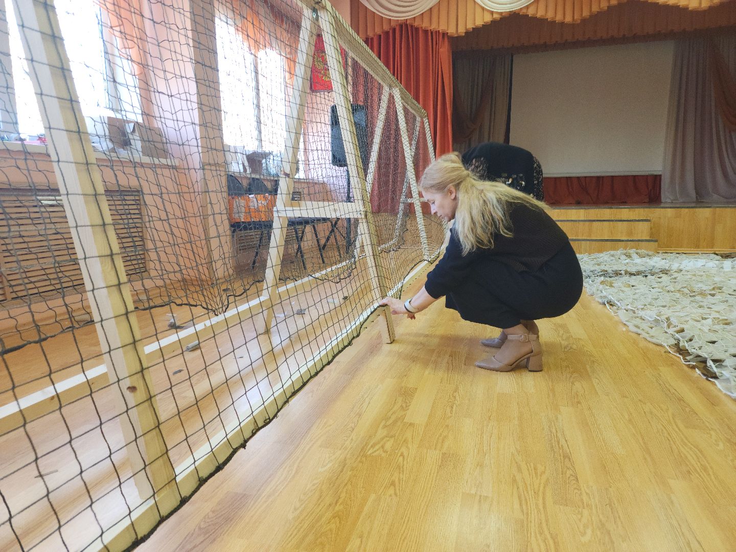 Зарайск, Маскировочные сети,