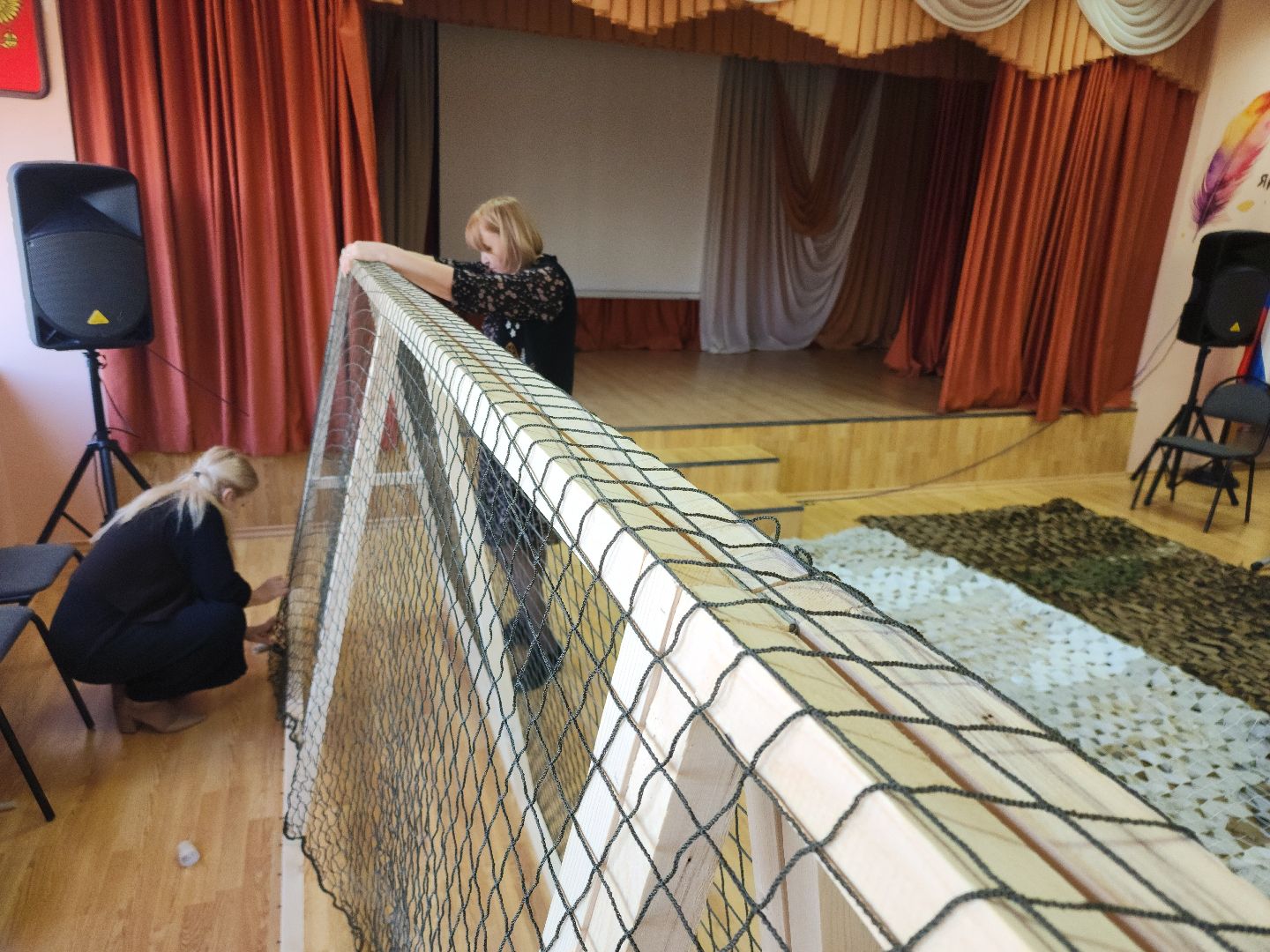 Зарайск, Маскировочные сети,