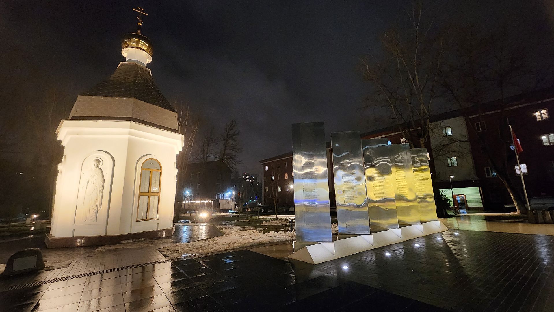 мемориал славы, реконструкция, часовня,