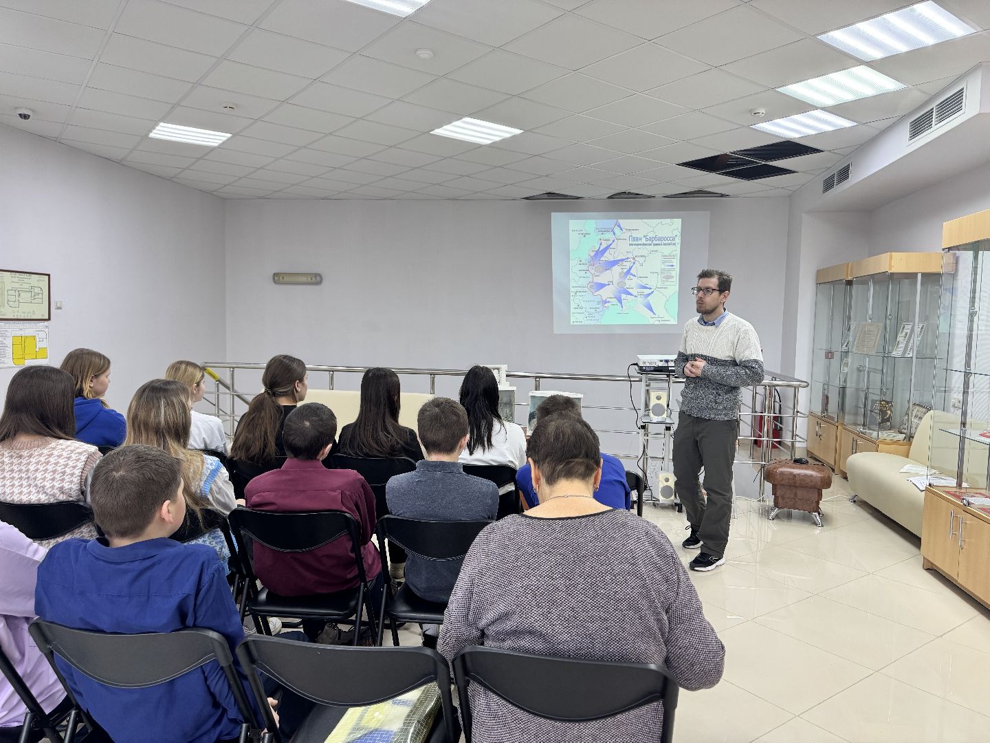 шаховская, музейный урок, история, школьники, великая отечественная война, вертикалки,