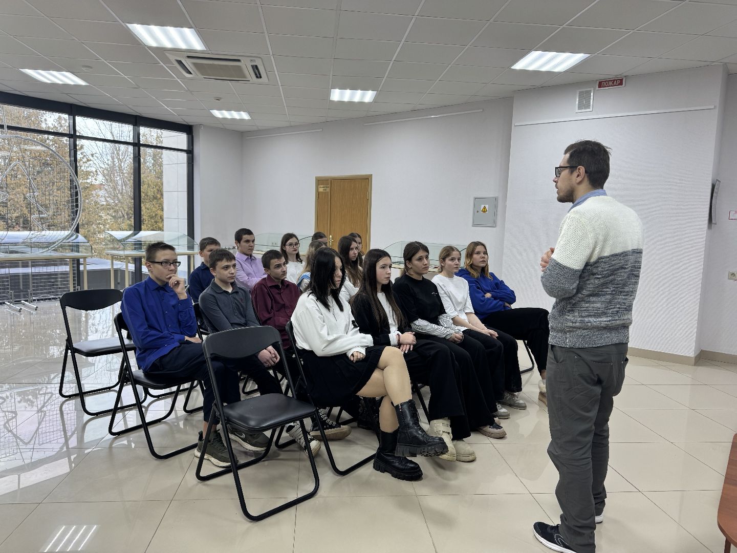 шаховская, музейный урок, история, школьники, великая отечественная война, вертикалки,