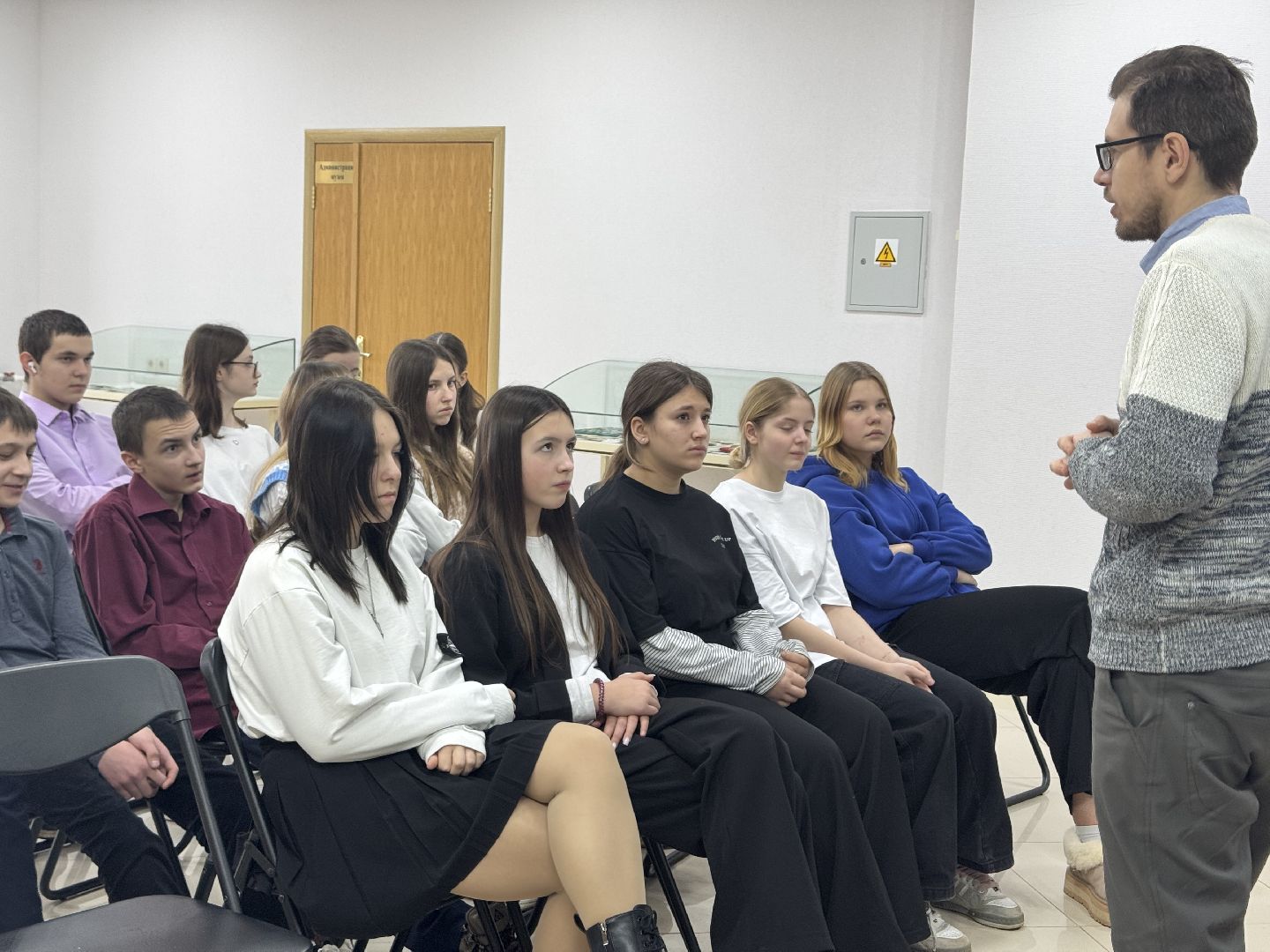 шаховская, музейный урок, история, школьники, великая отечественная война, вертикалки,