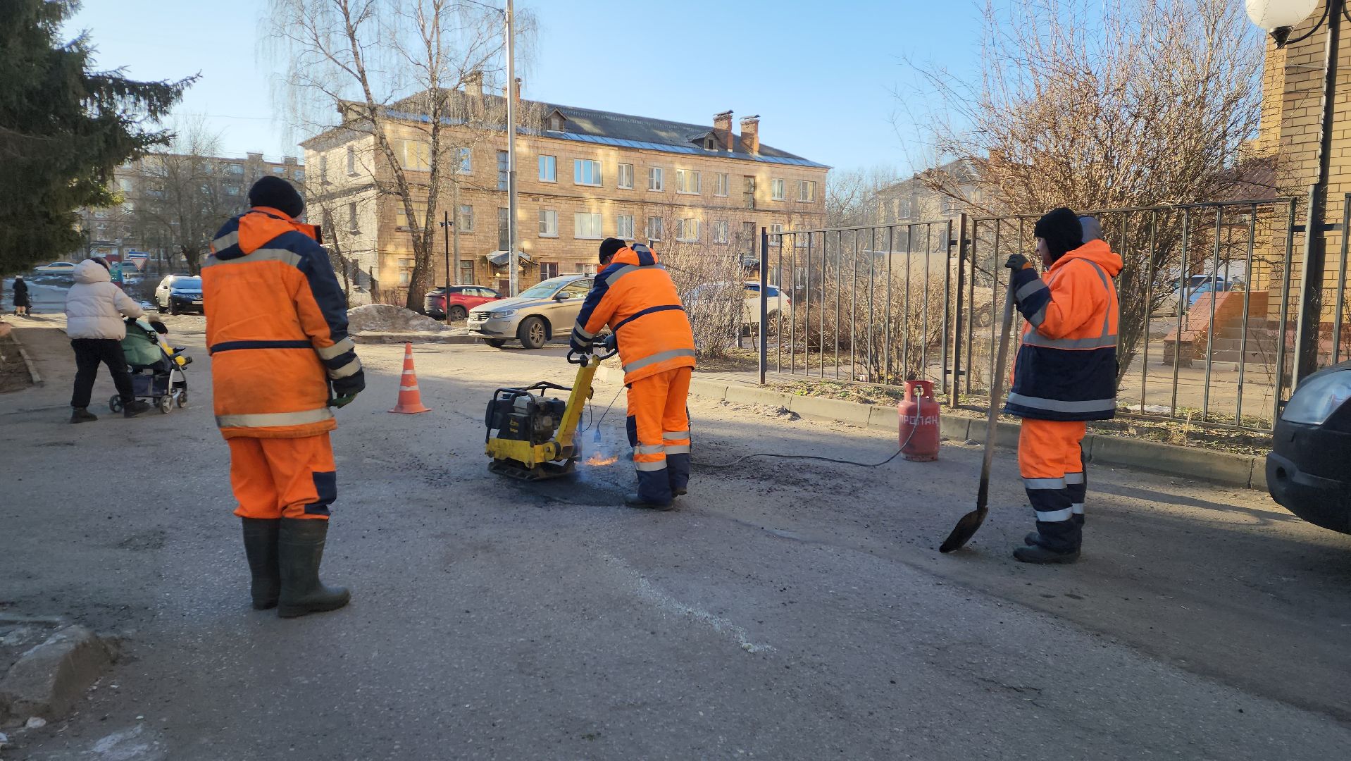 ивантеевка, ямочный ремонт, коммунальная служба, вертикалки,