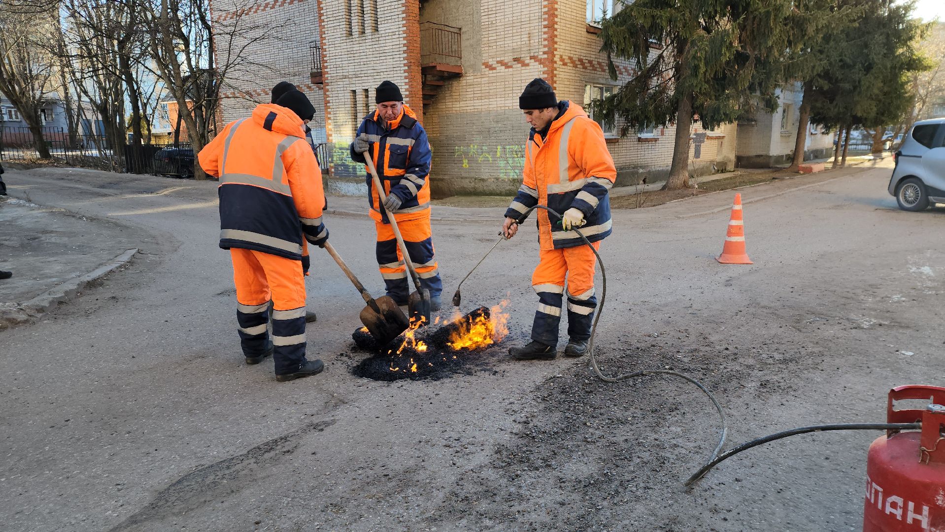 ивантеевка, ямочный ремонт, коммунальная служба, вертикалки,