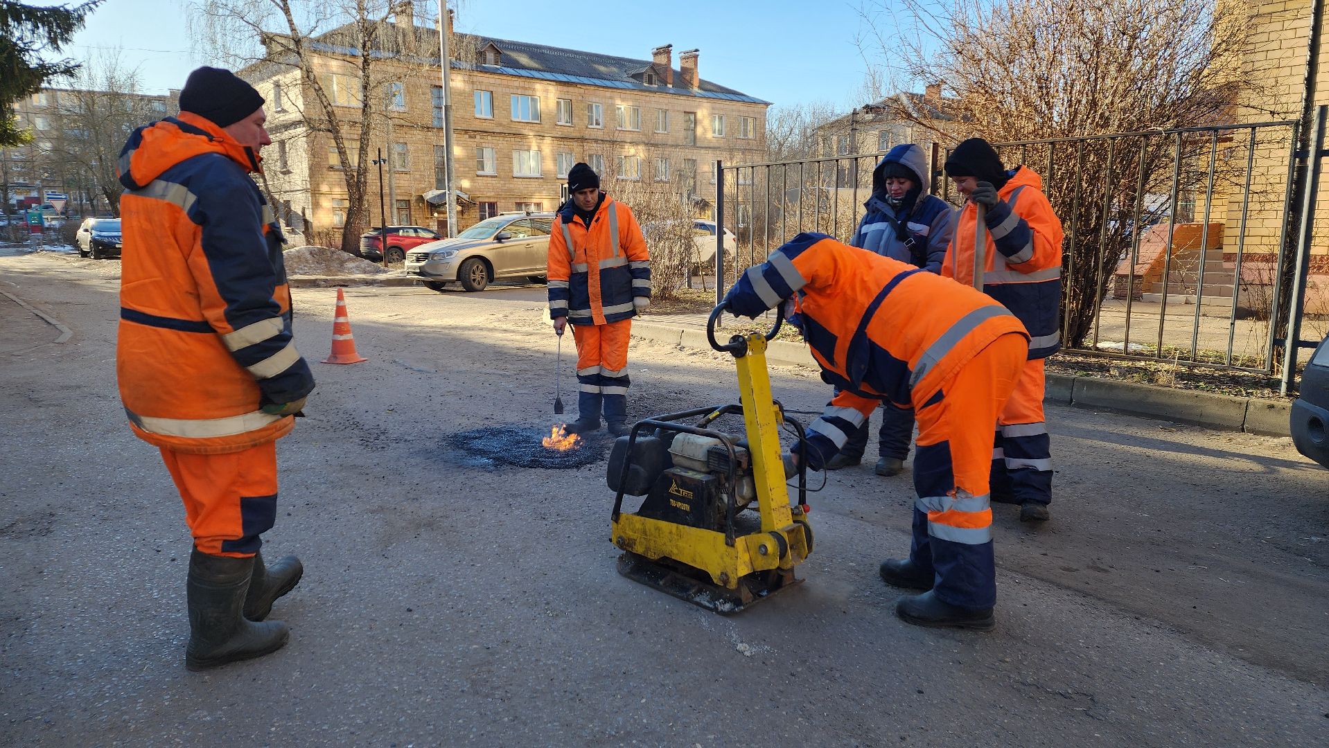 ивантеевка, ямочный ремонт, коммунальная служба, вертикалки,