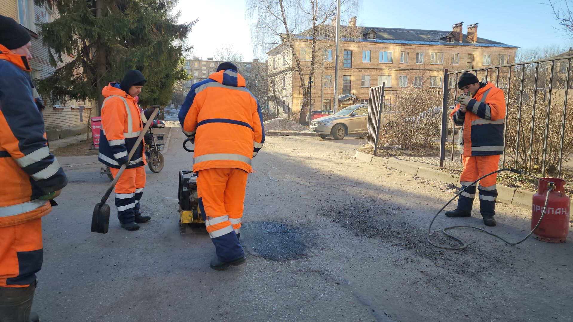 ивантеевка, ямочный ремонт, коммунальная служба, вертикалки,